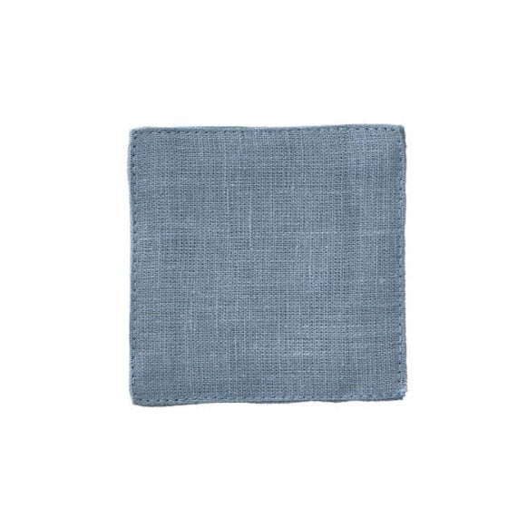 Fog Linen Work Coasters Clair Linen Coasters, Various Colorways