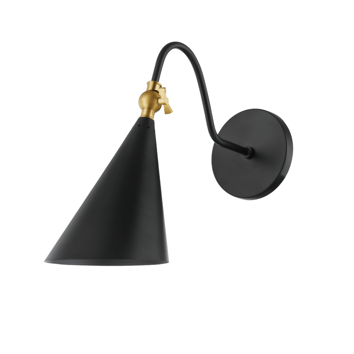 Hudson Valley Lighting SHOP Soft Black Lupe Wall Sconce