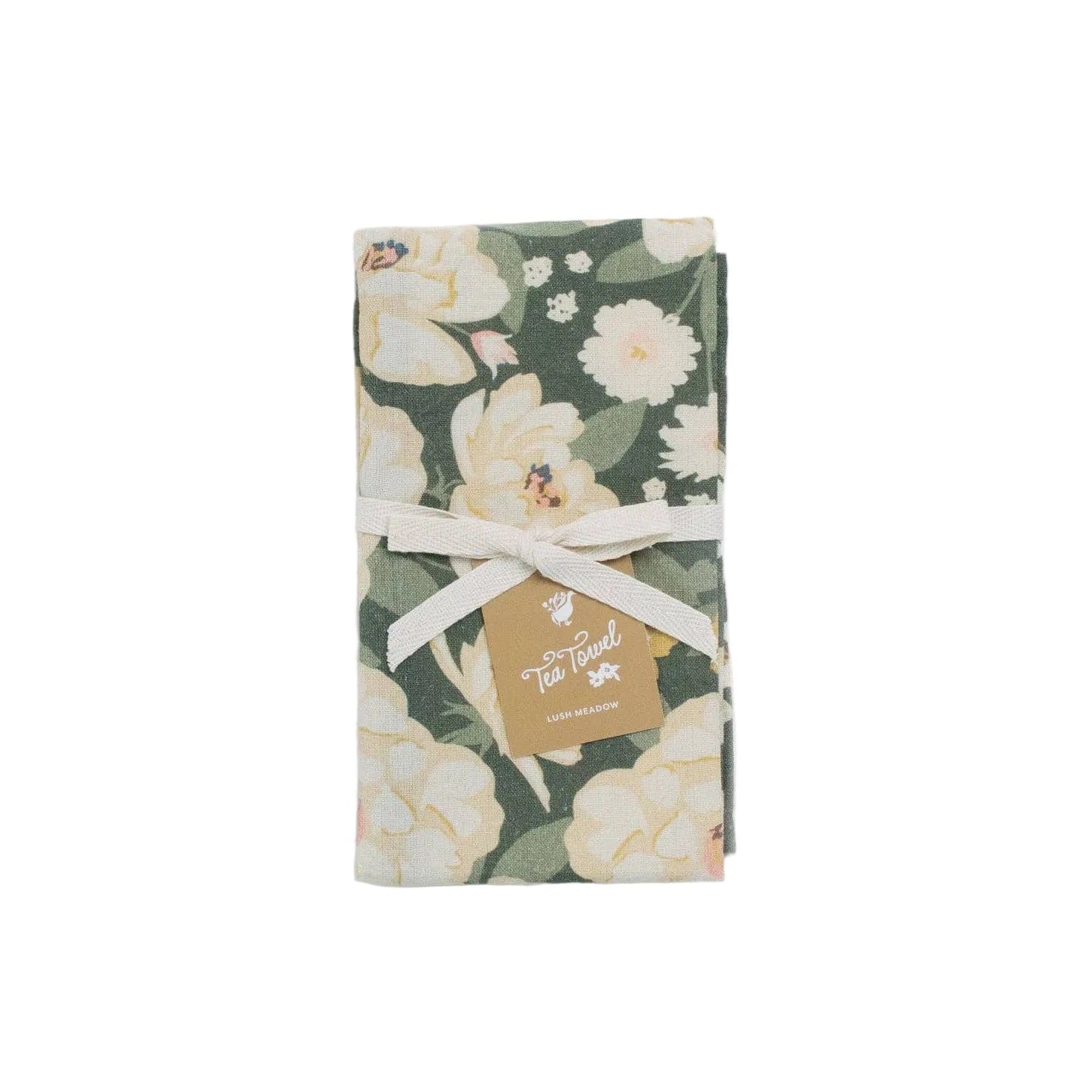 Flowerie Kitchen & Dining Lush Meadow Tea Towel