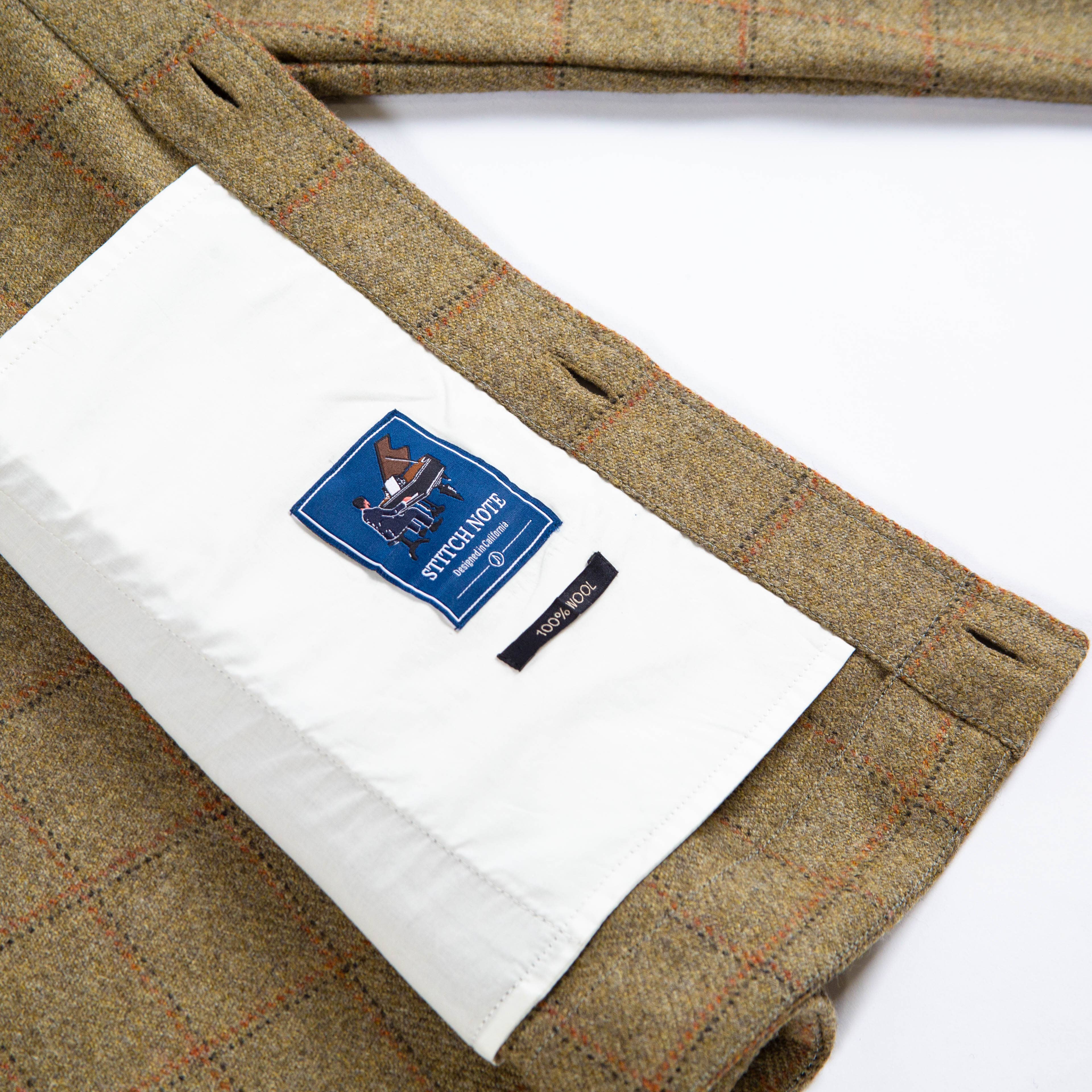 Stitch Note Clothing Melange Wool Jacket in Various Colors