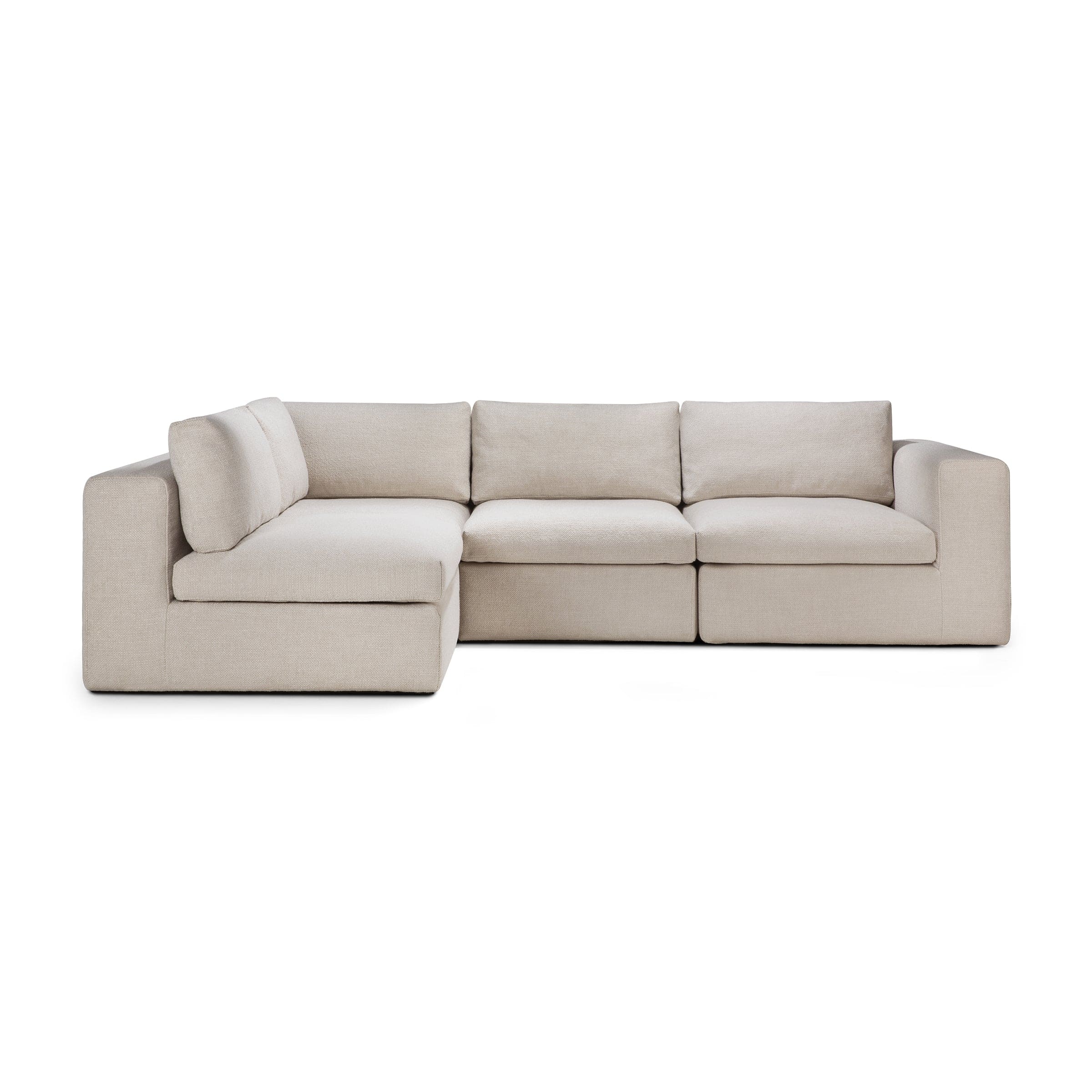 Ethnicraft Furniture Mellow Modular Sofa, End Seater