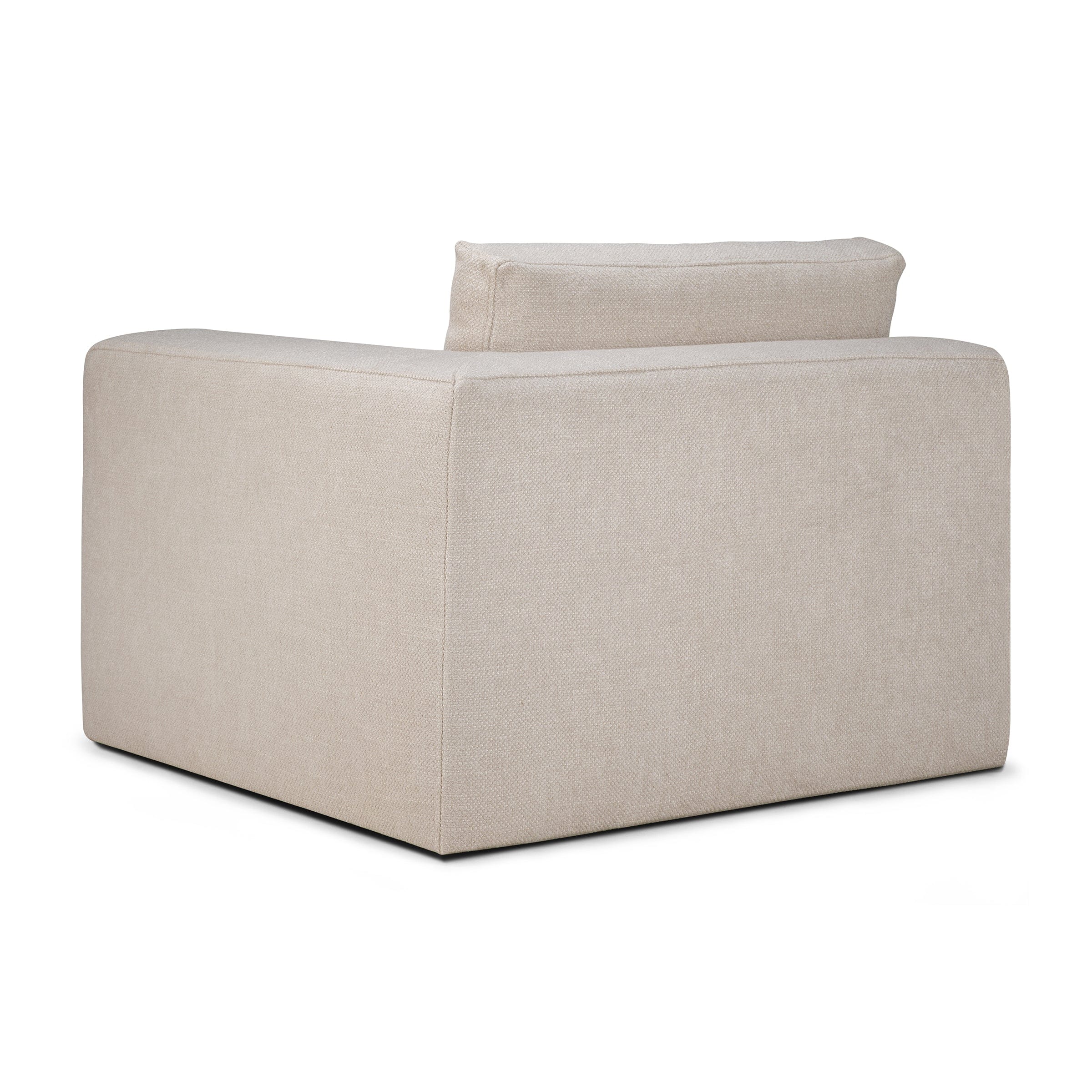 Ethnicraft Furniture Mellow Modular Sofa, End Seater