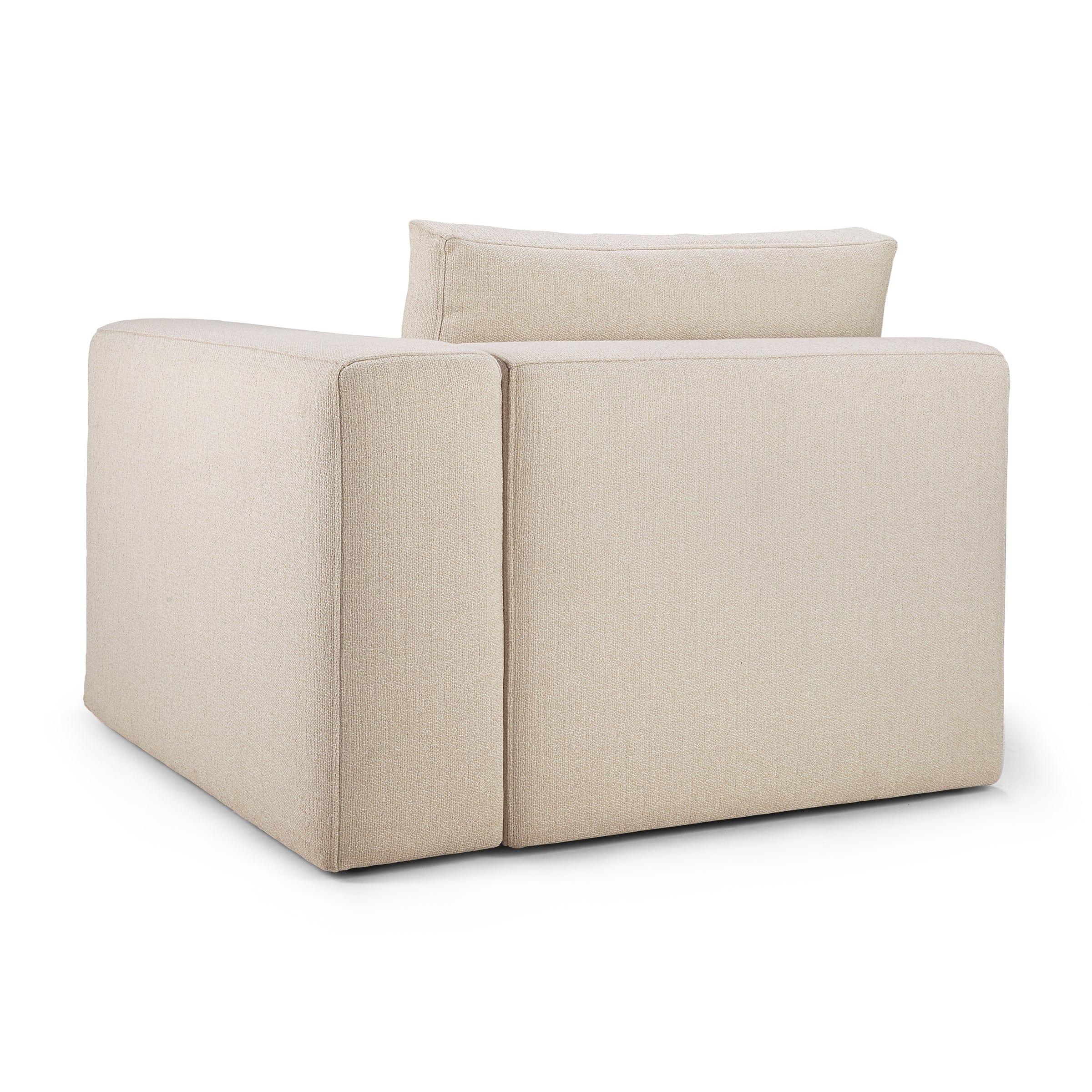 Ethnicraft Furniture Mellow Modular Sofa, End Seater