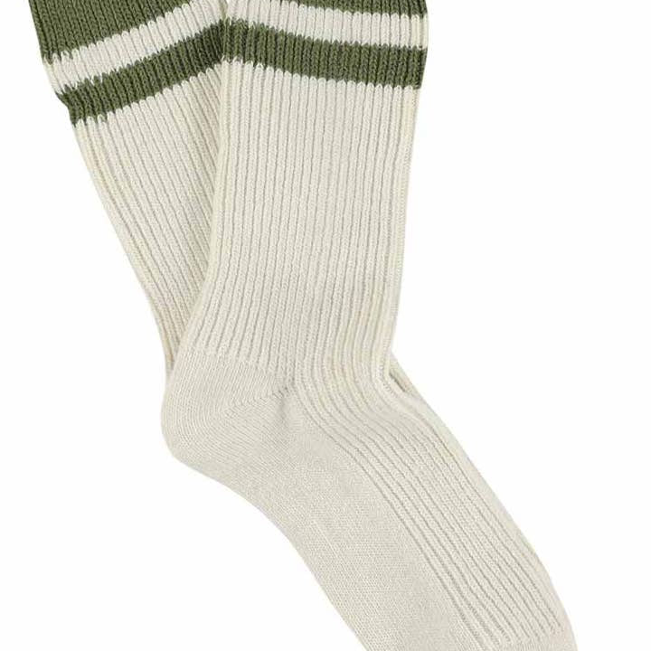 ESCUYER Socks Ecru / Khaki Men's Cashmere Socks, Various Colorways