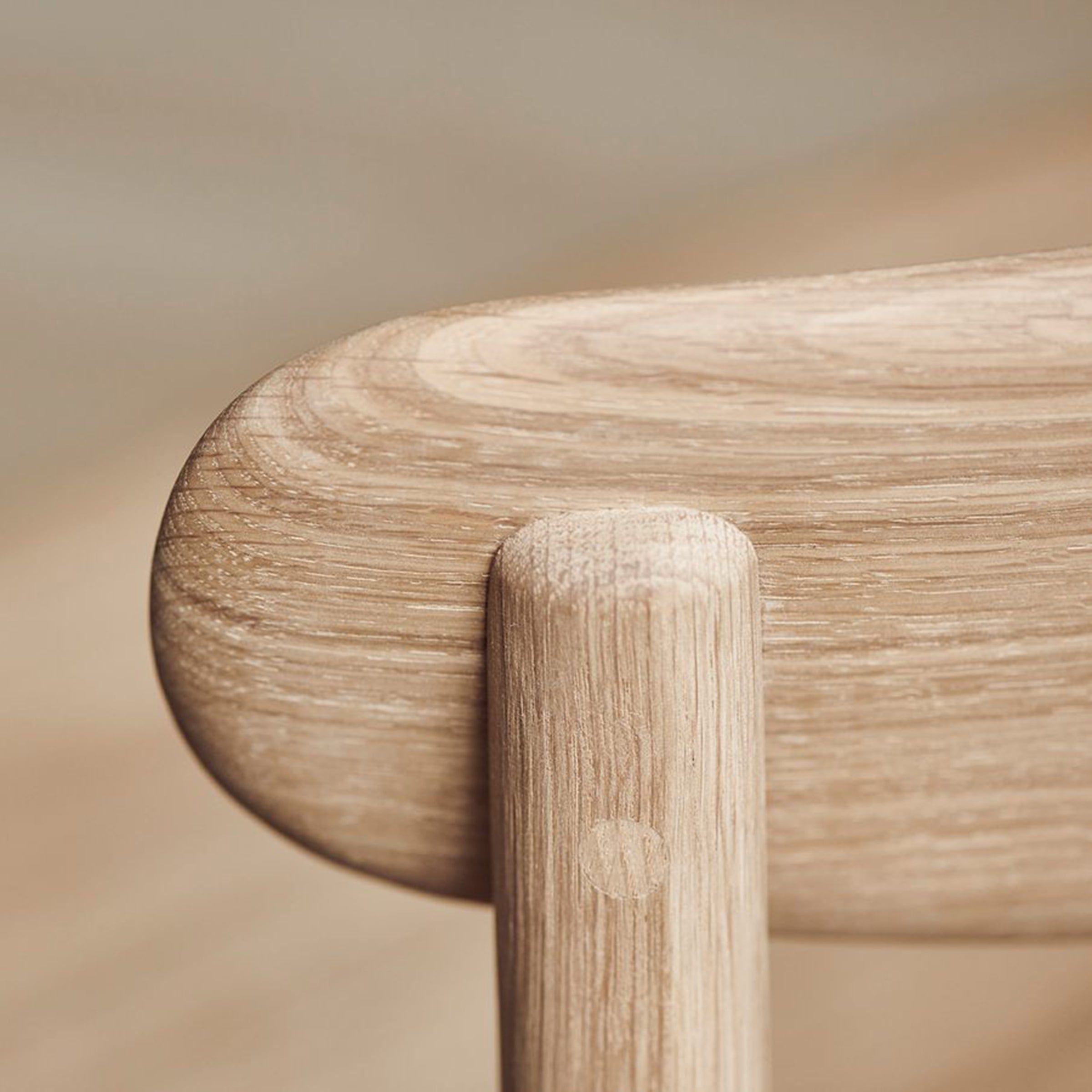 Bolia Furniture Sydney Leather / Cognac / White Pigmented Oiled Oak Merge Dining Chair