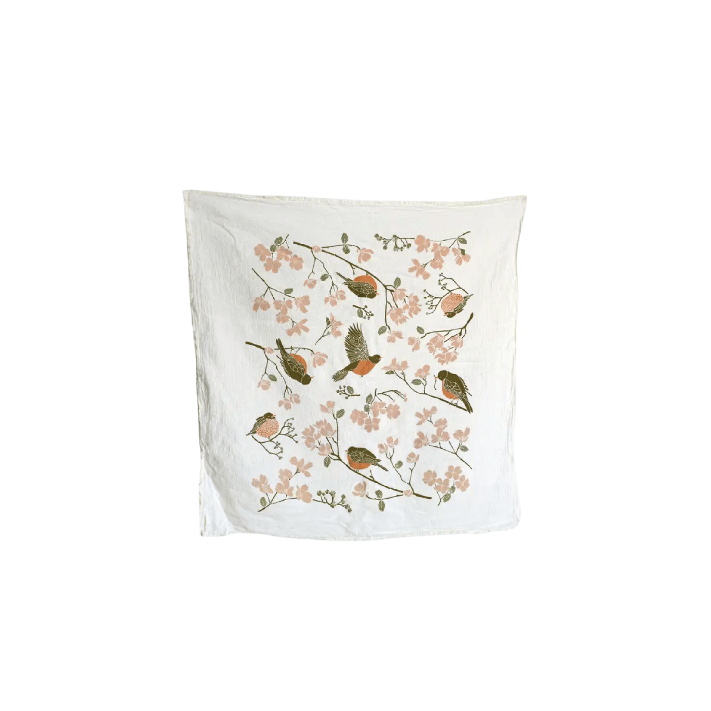 June & December SHOP Morning Robins Tea Towel