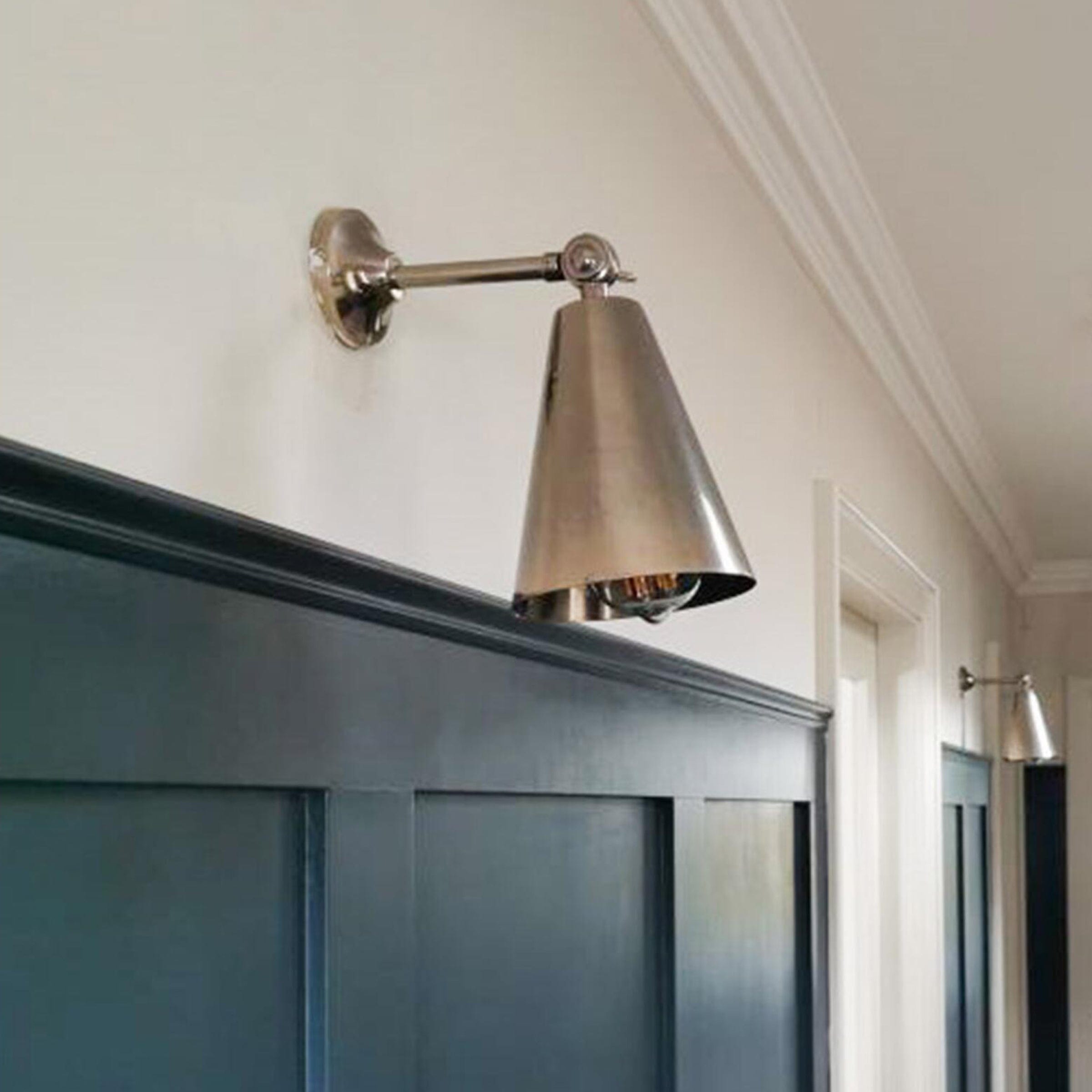 Mullan Lighting Lighting Moya Adjustable Brass Wall Sconce