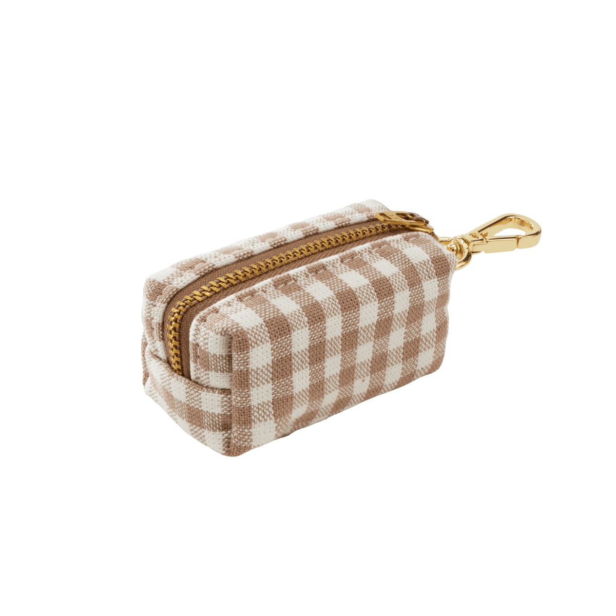 The Foggy Dog SHOP Mushroom Gingham Pet Waste Bag Dispenser
