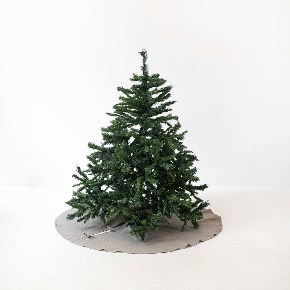Natural Linen Christmas Tree Skirt Asher + Rye