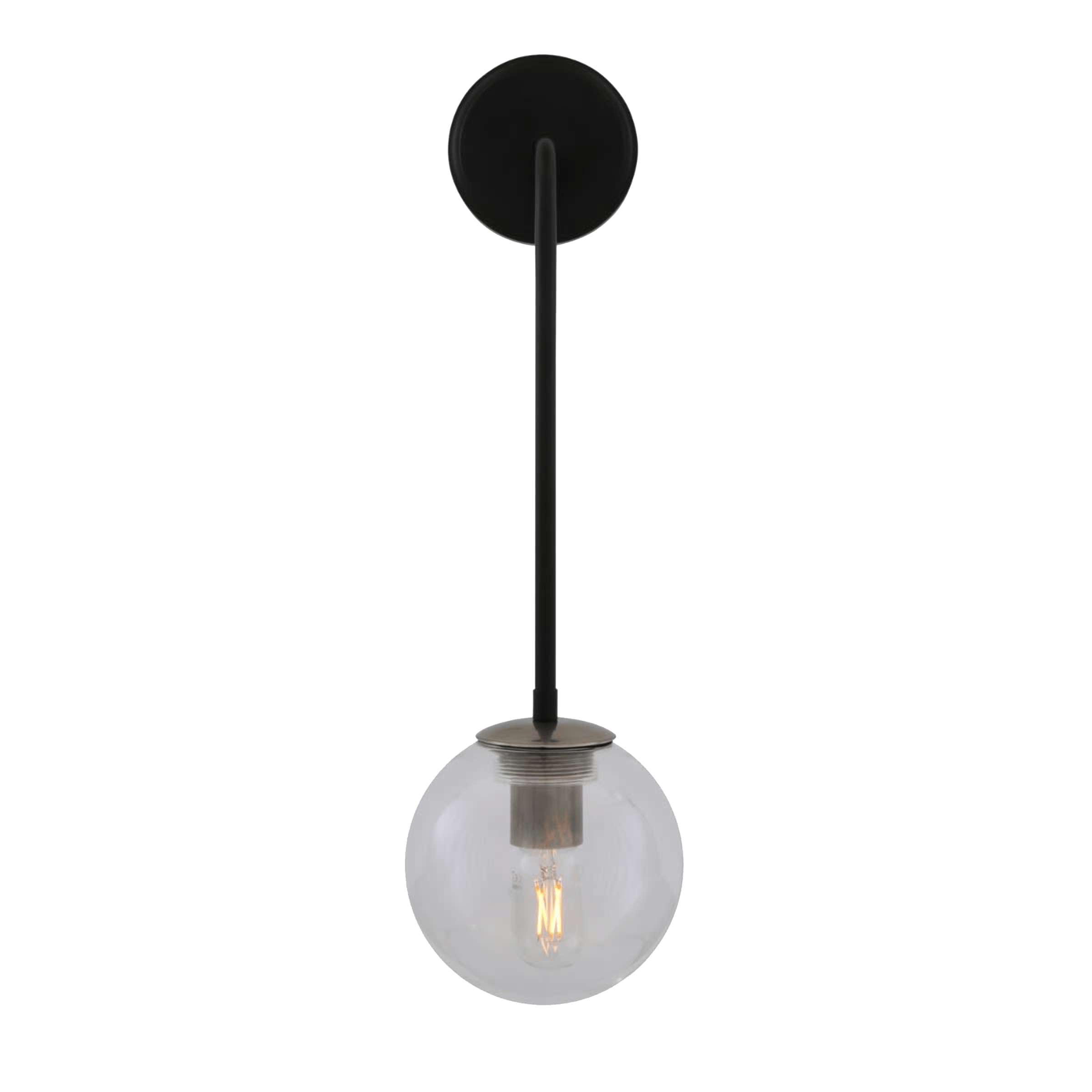 Mullan Lighting Lighting Newport Glass Globe Wall Light