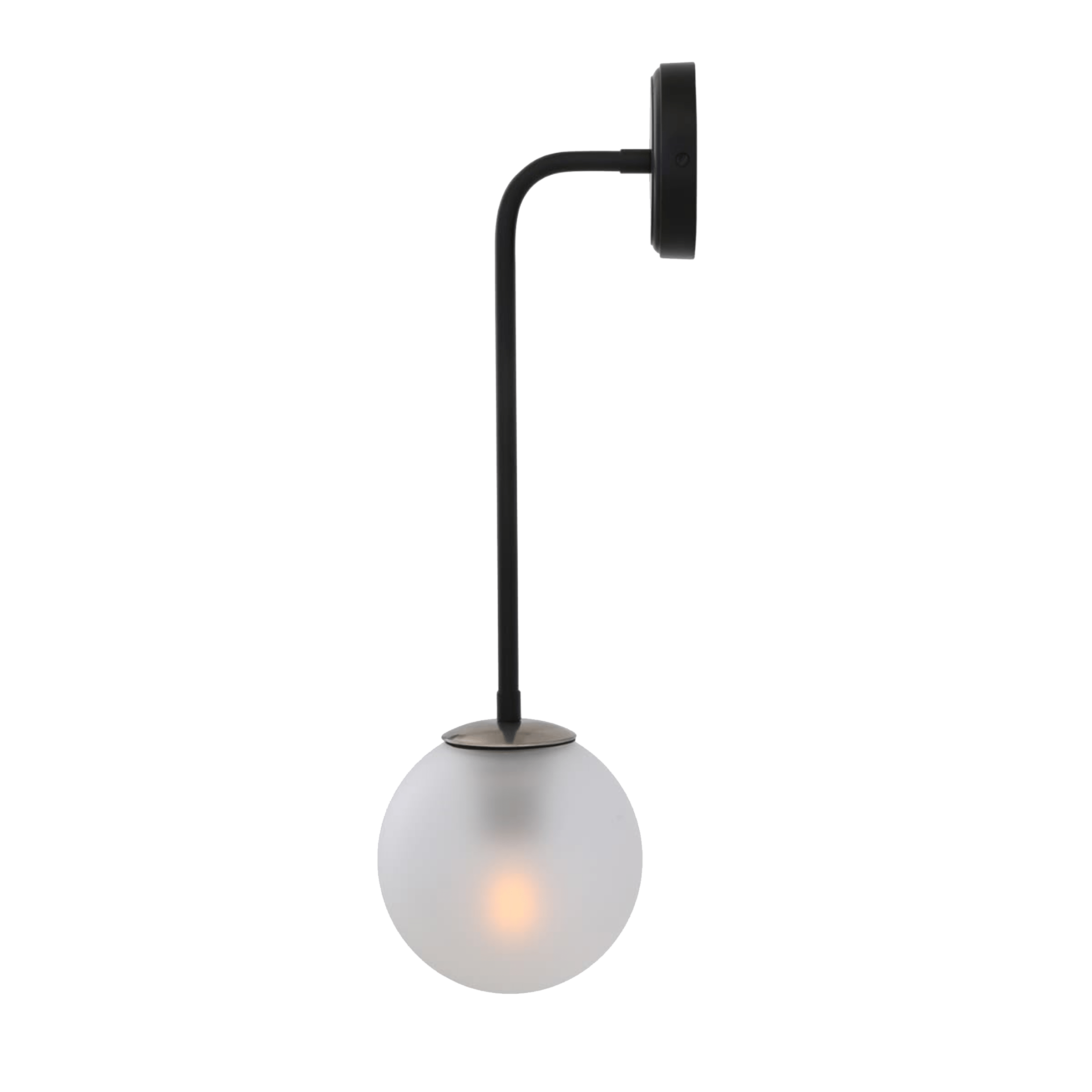 Mullan Lighting Lighting Newport Glass Globe Wall Light