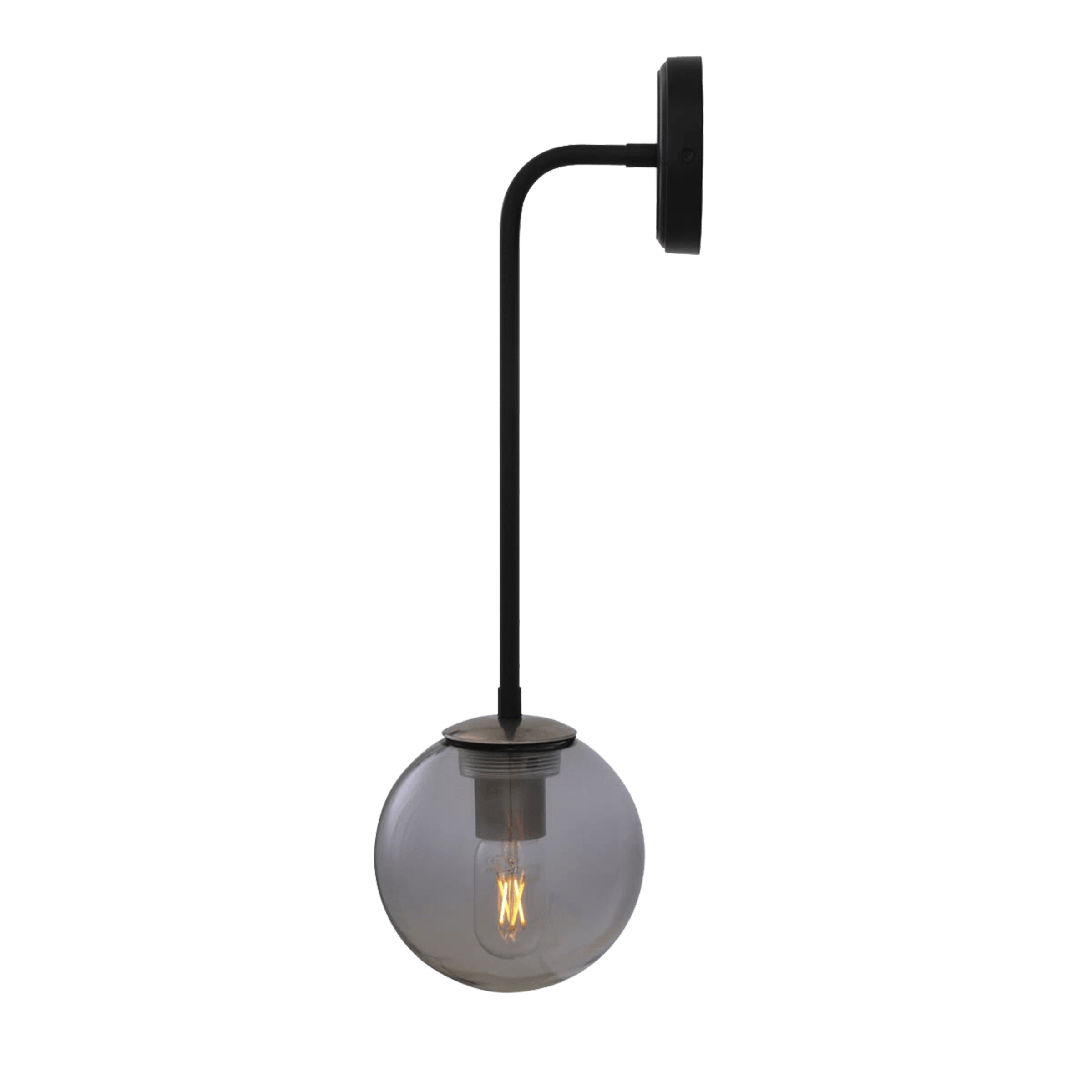 Mullan Lighting Lighting Newport Glass Globe Wall Light