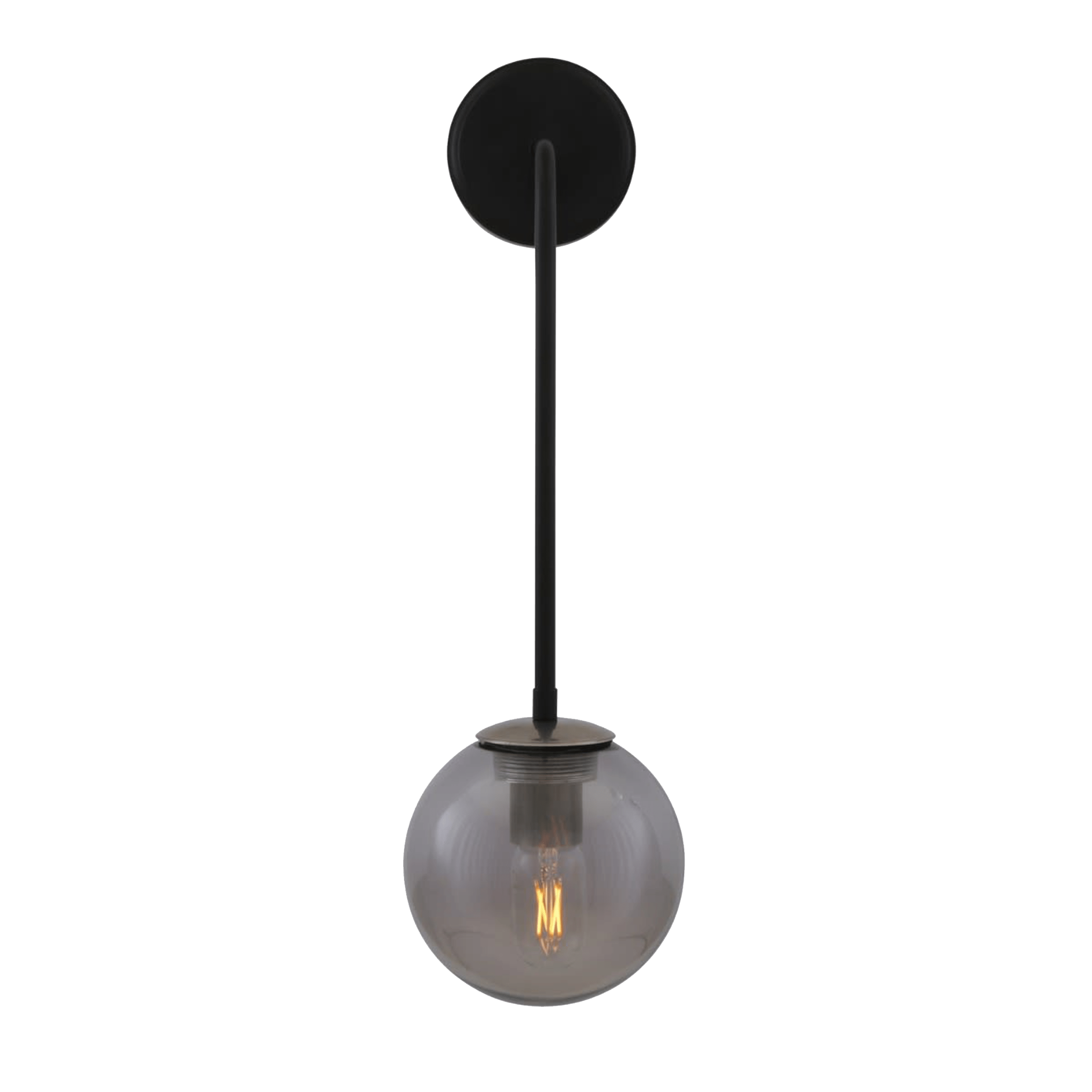 Mullan Lighting Lighting Newport Glass Globe Wall Light