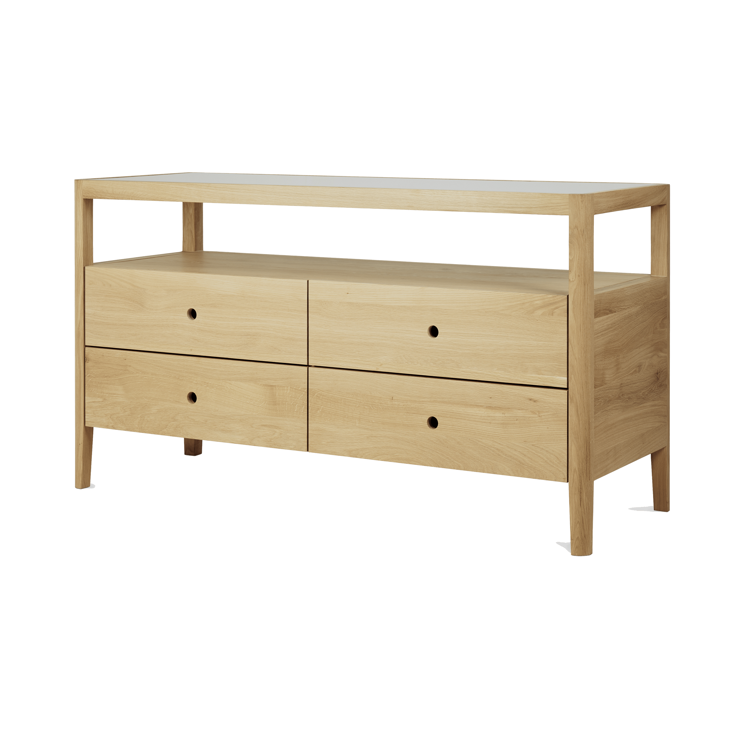 Ethnicraft Furniture Oak Spindle Dresser