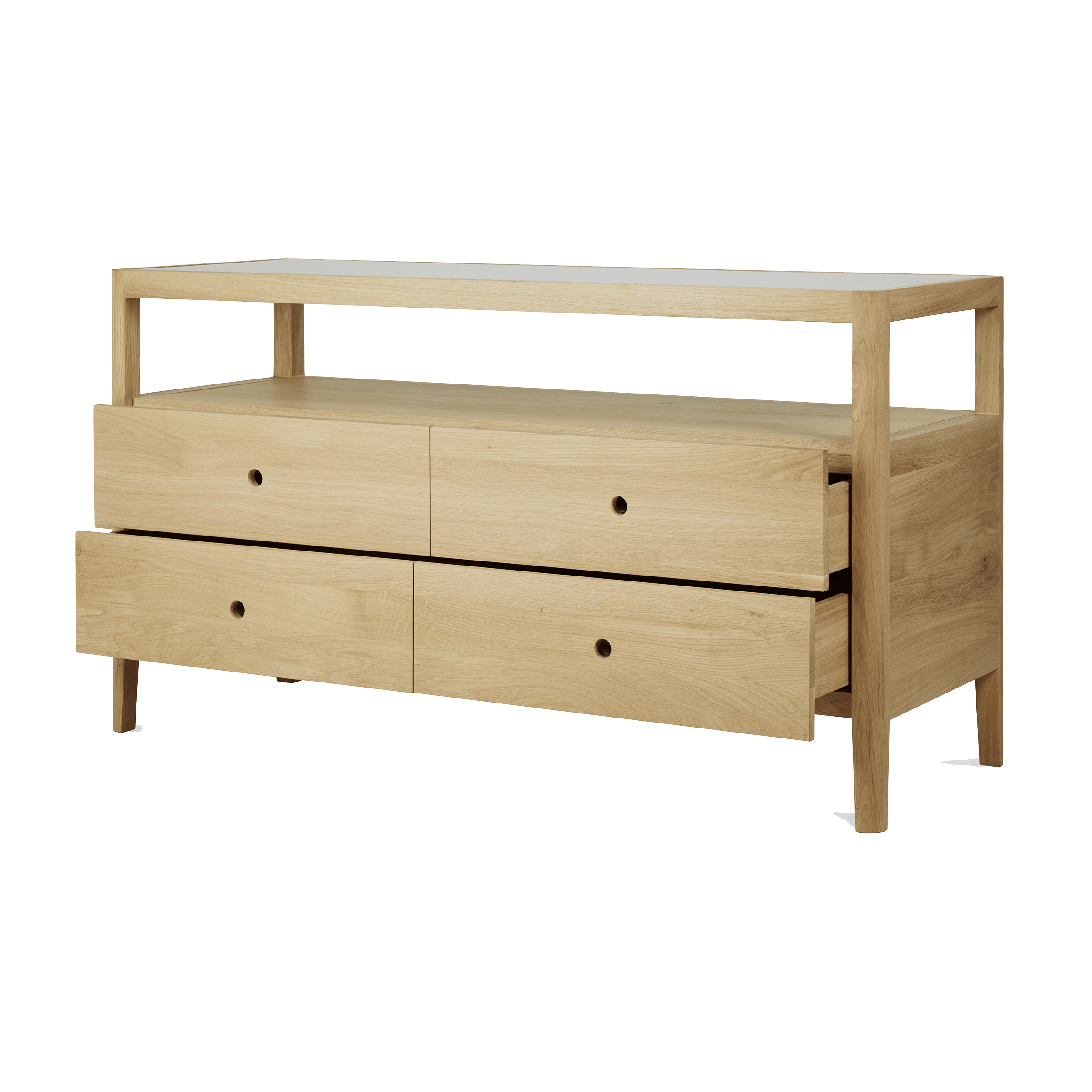 Ethnicraft Furniture Oak Spindle Dresser