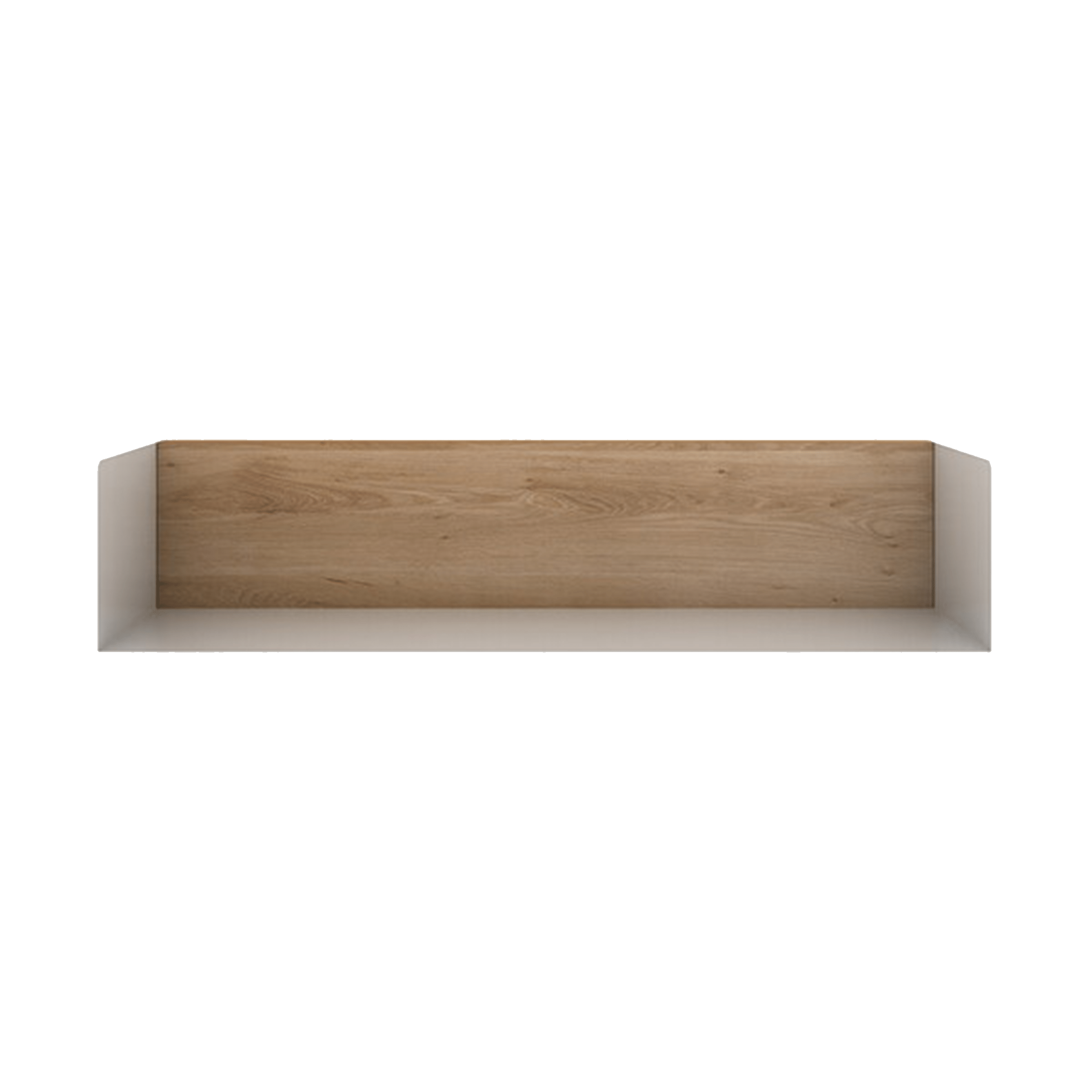 Ethnicraft Wall Decor Long / White Oak U Shelf
