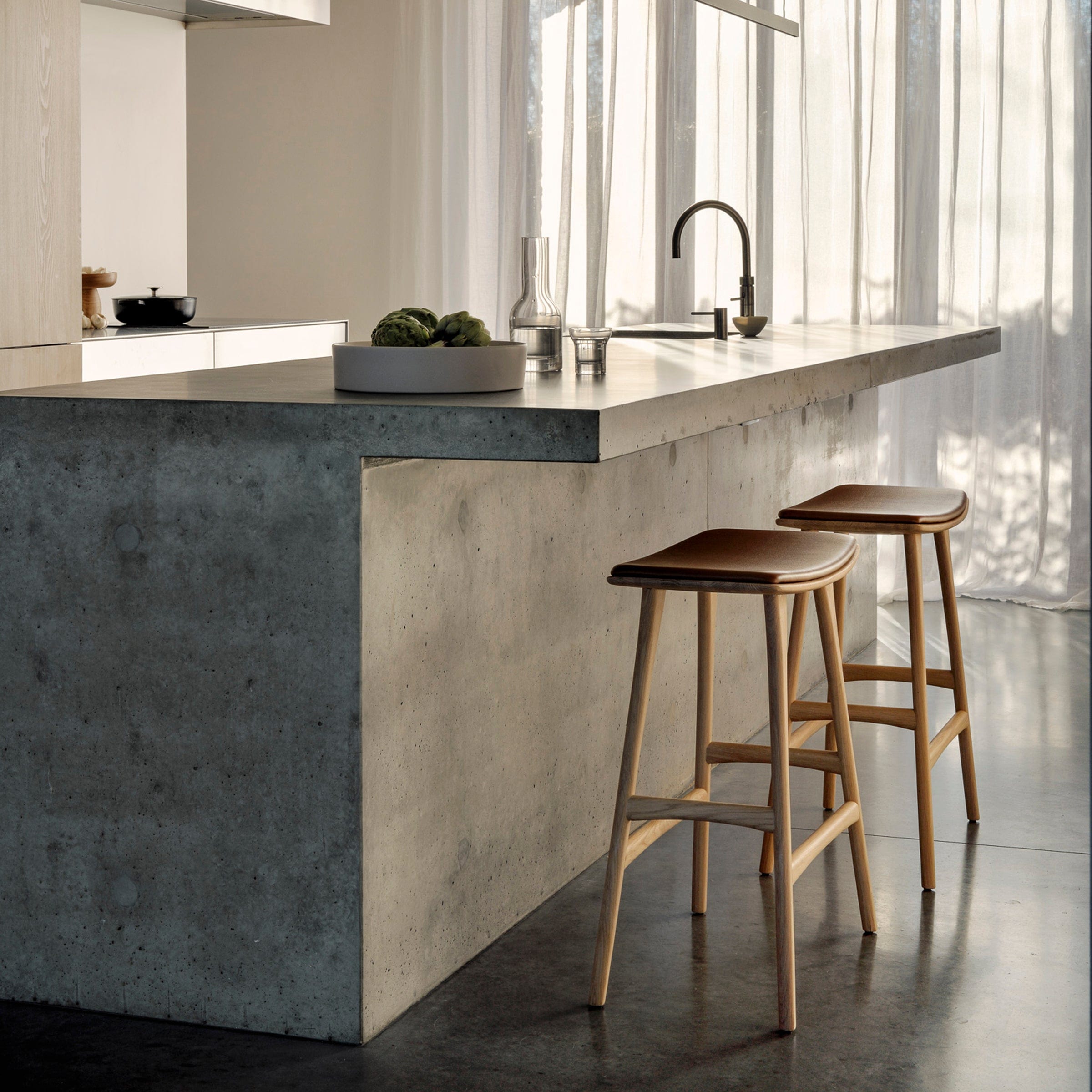 Ethnicraft Furniture Osso Counter Stool
