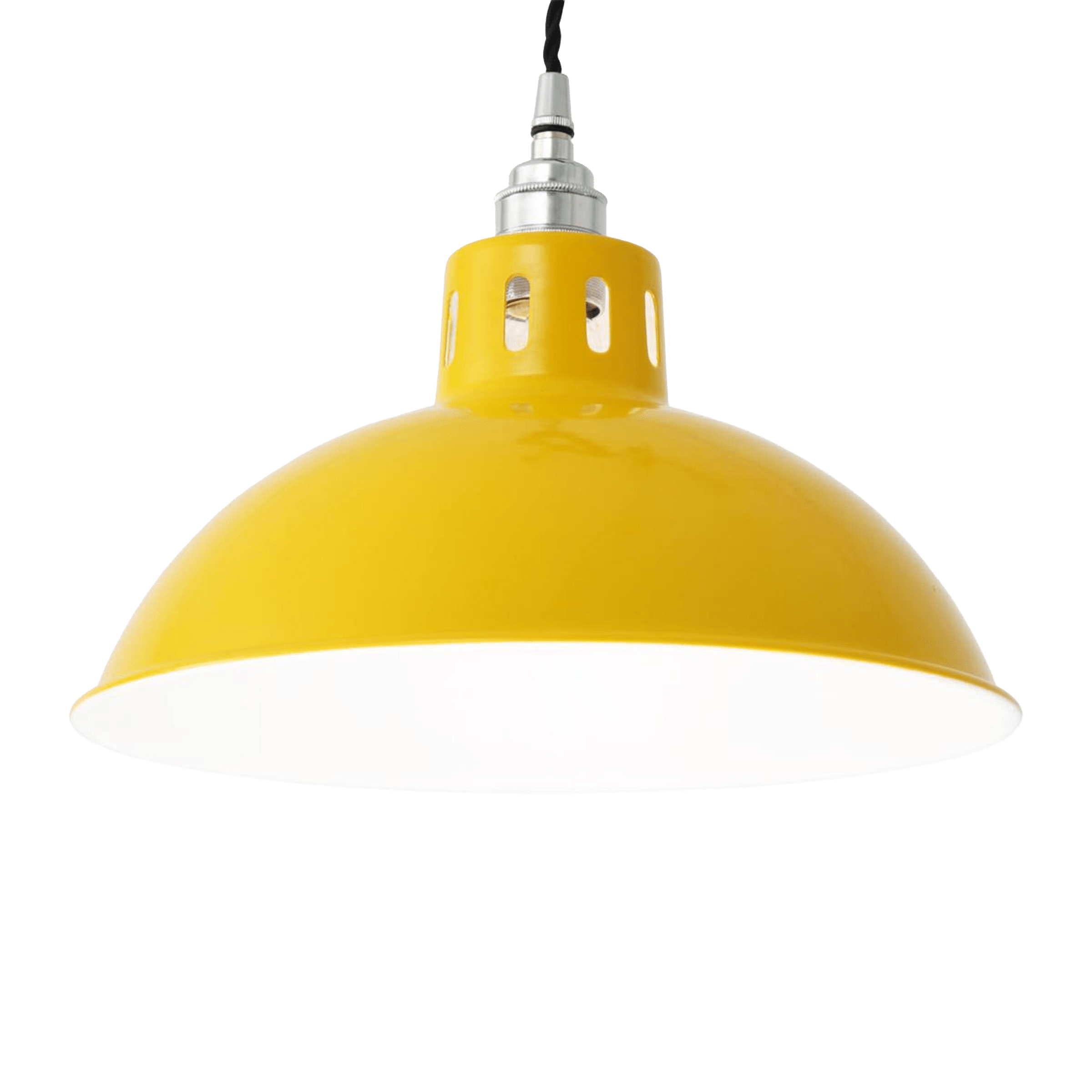 Mullan Lighting Lighting 100 cm (39.5") / Powder-Coated Yellow Osson Industrial Factory Pendant Light