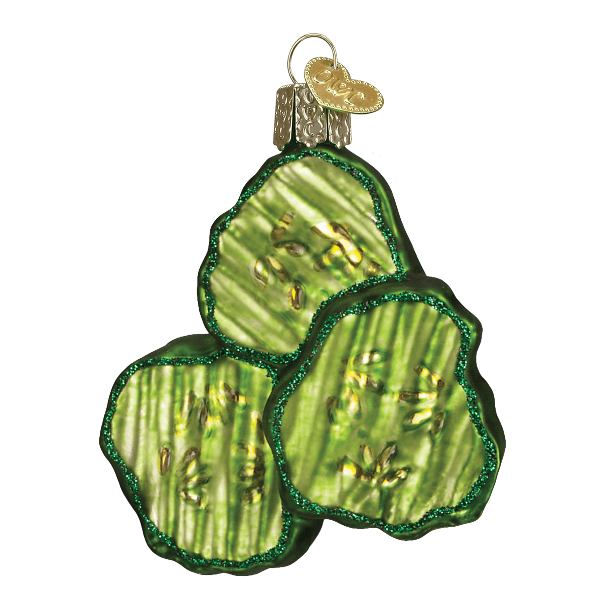 Old World Christmas SHOP Pickle Chips Ornament