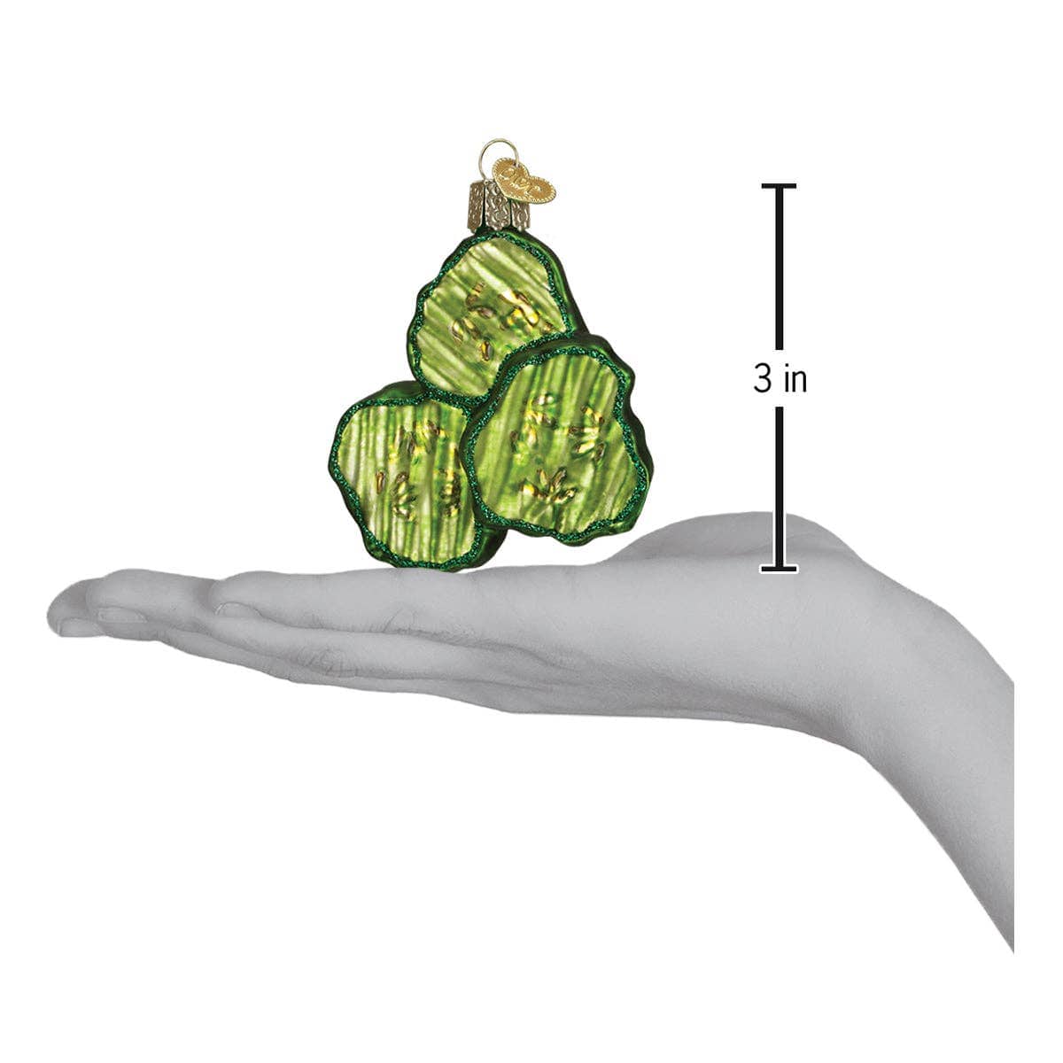 Old World Christmas SHOP Pickle Chips Ornament