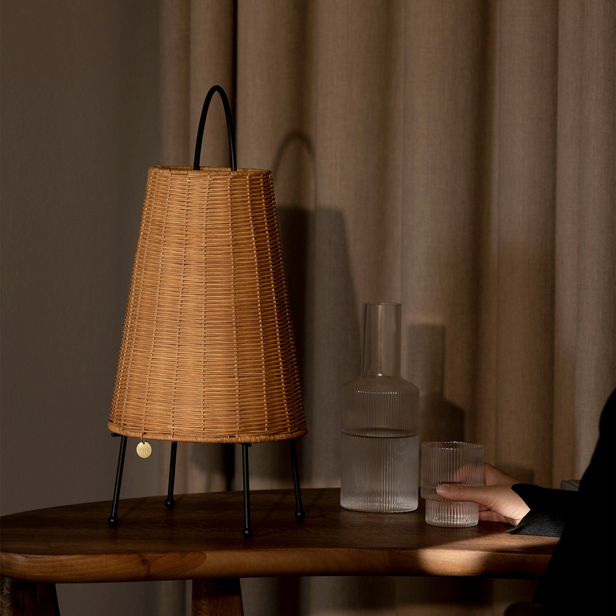 Ferm Living Lighting Porti Braided Lamp