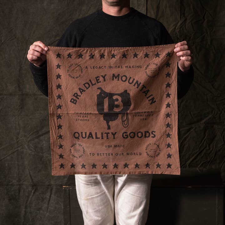 Bradley Mountain Apparel & Accessories Tobacco Quality Goods 13 Bandana