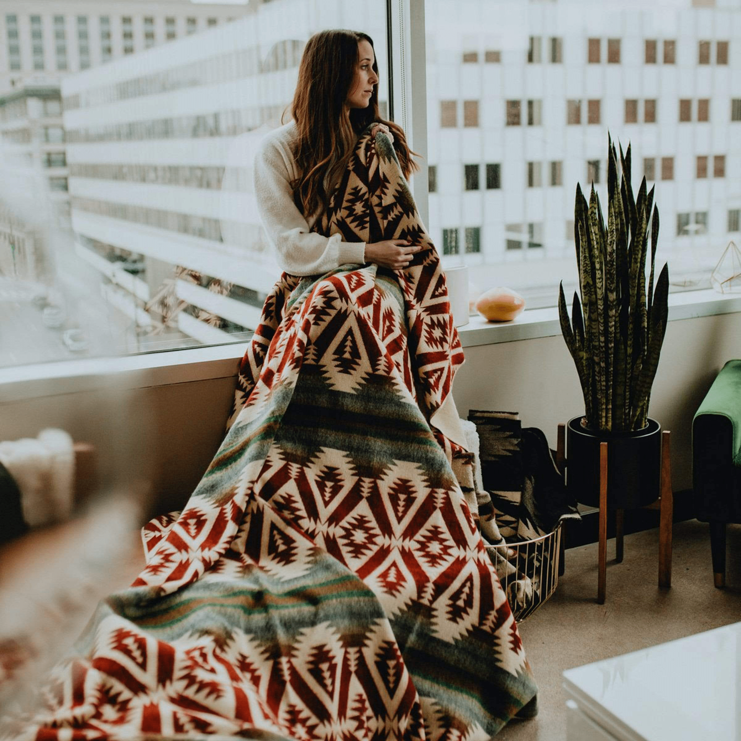 Beyond Borders Collective Bedding Quichua Blanket