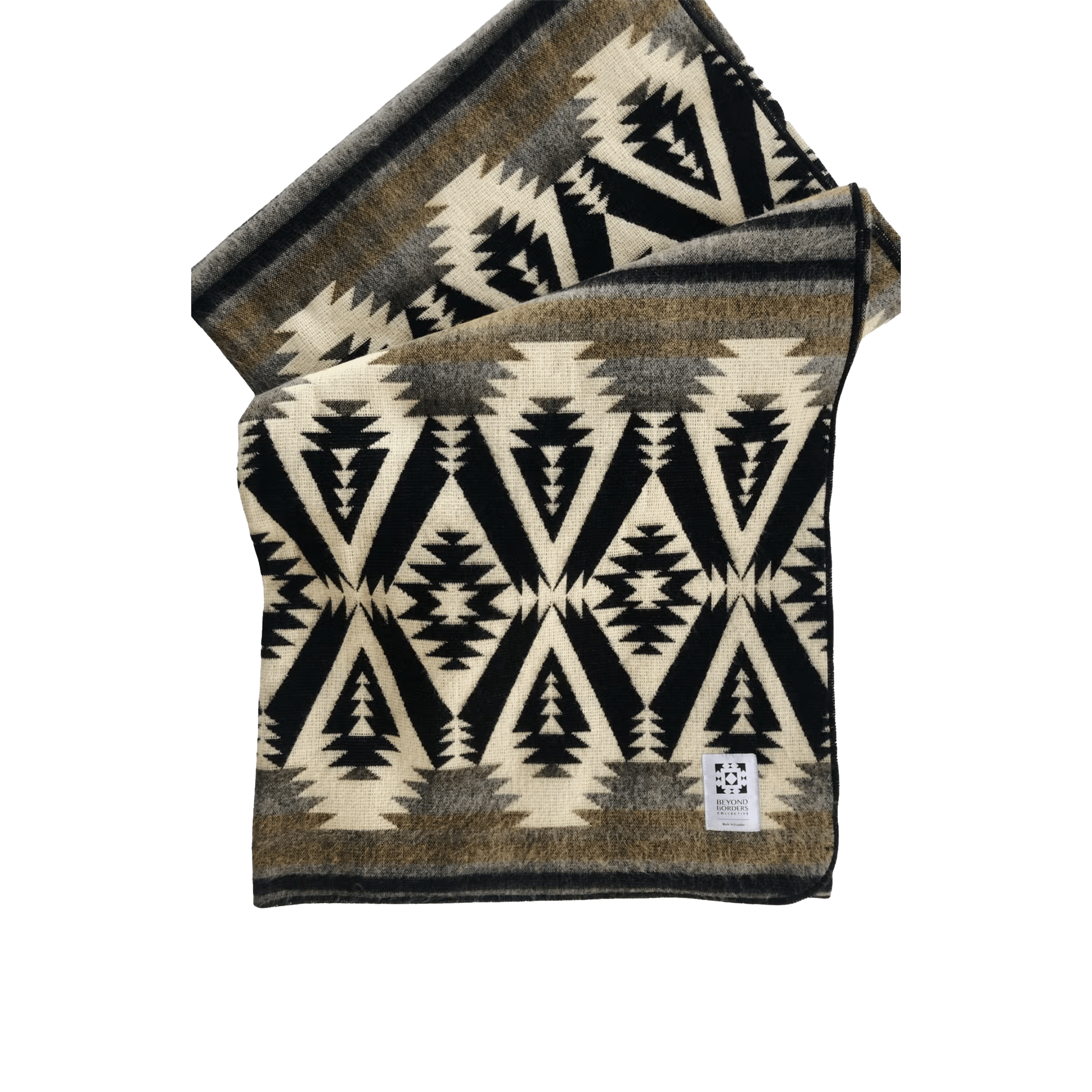 Beyond Borders Collective Bedding Onyx Black Quichua Blanket
