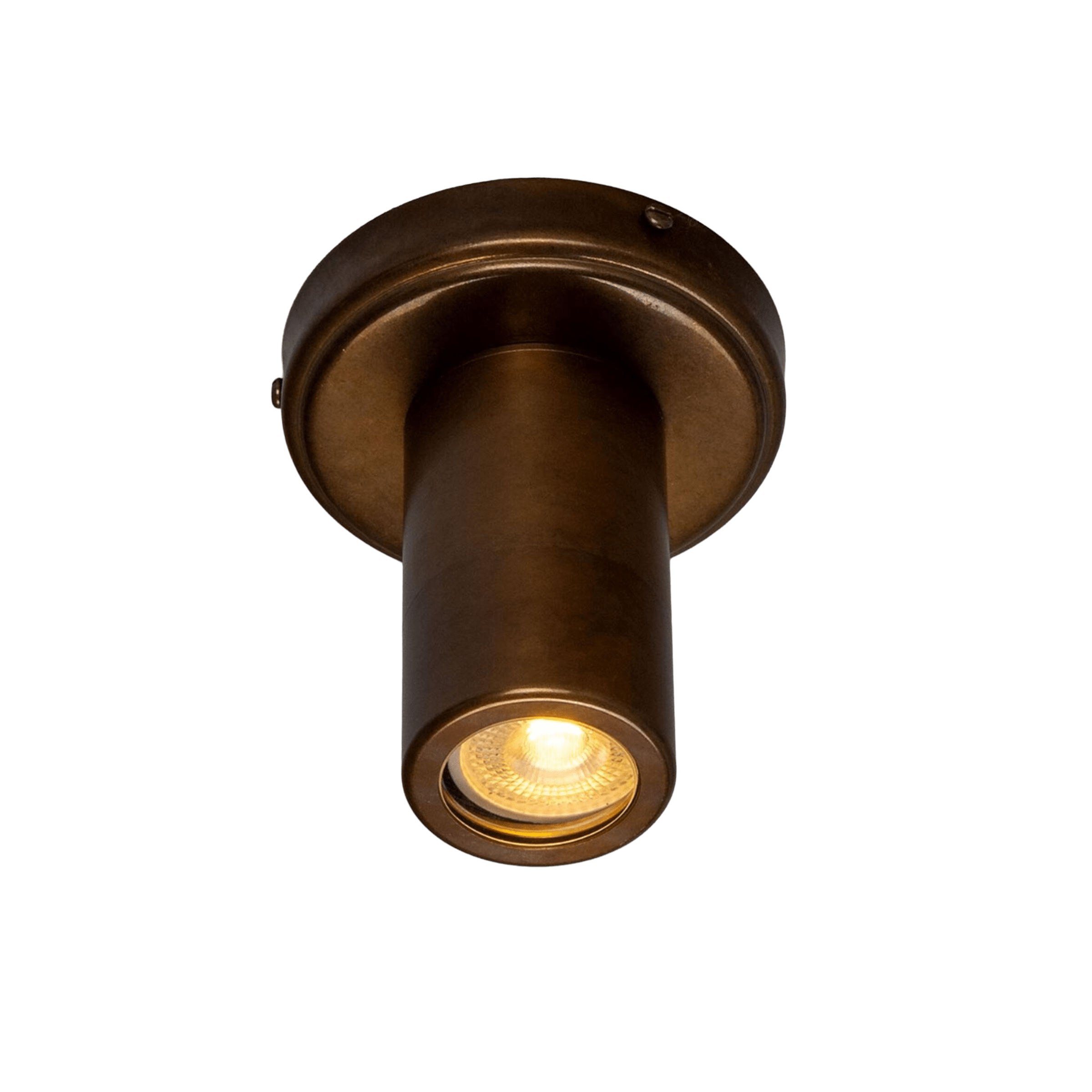 Mullan Lighting Lighting Quin Brass Cylinder Downlight