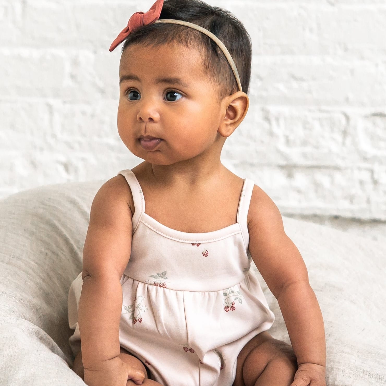 Colored Organics SHOP Raspberries Sosi Tank Baby Romper
