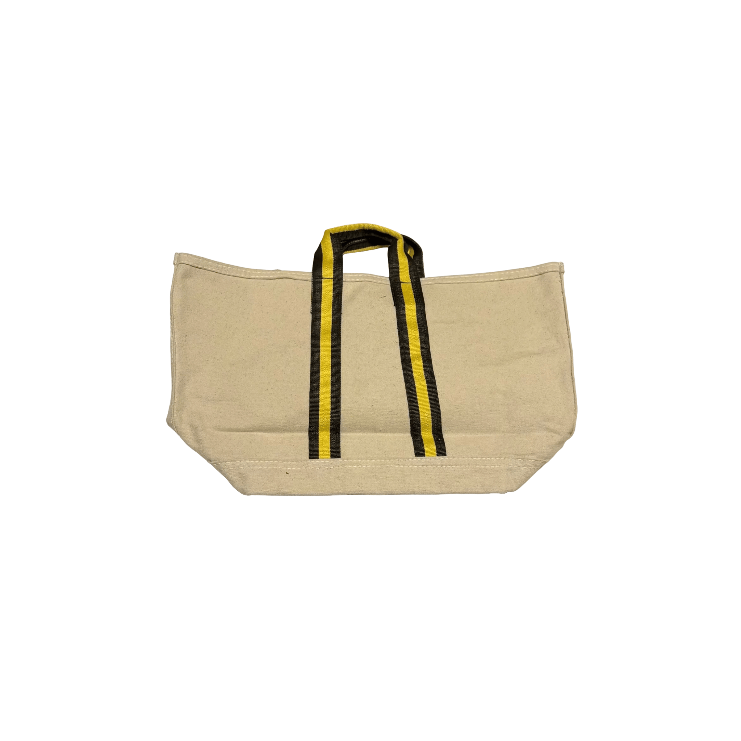 Puebco SHOP Brown x Yellow Retro "College" Library Tote