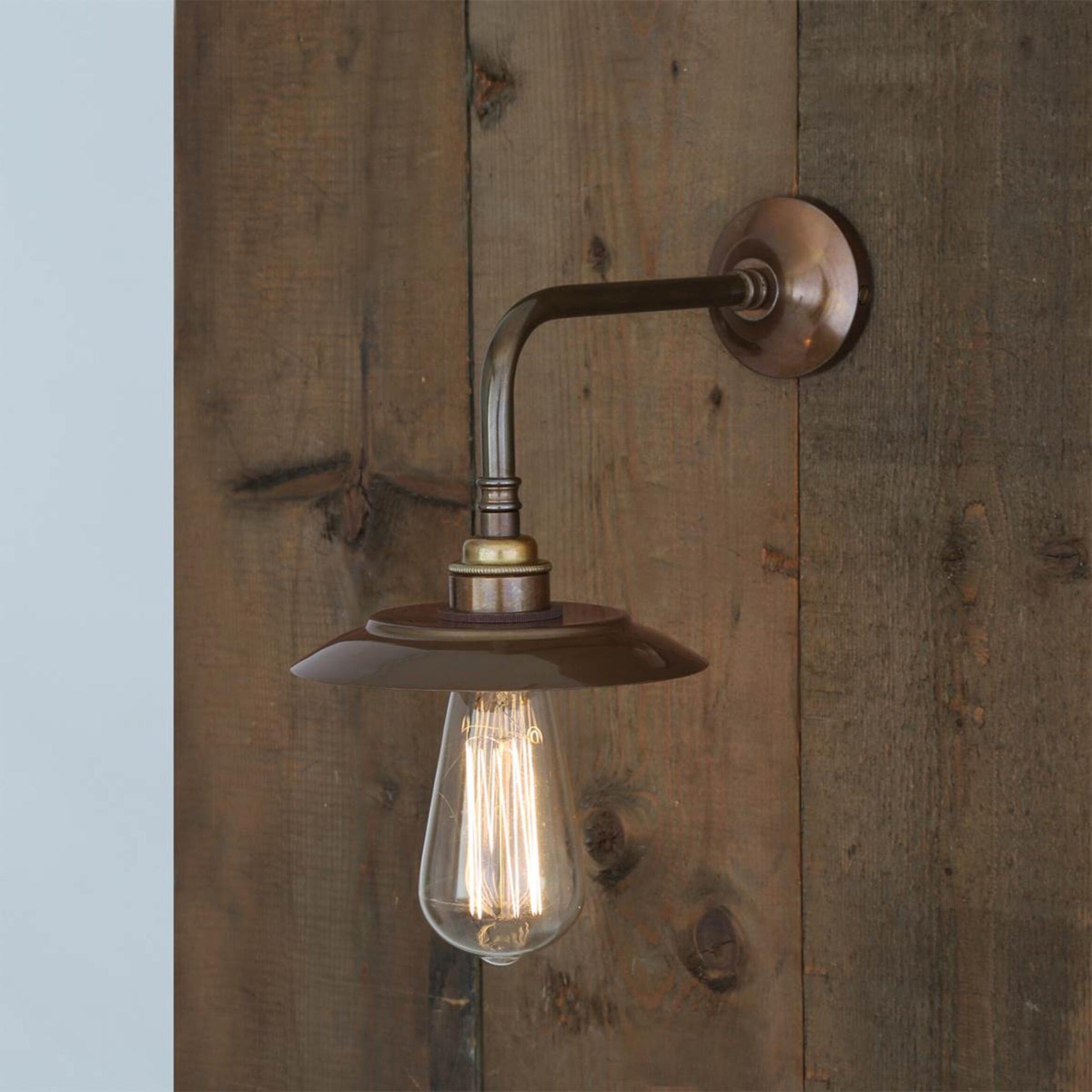 Mullan Lighting Lighting Reznor Vintage Straight Arm Wall Sconce