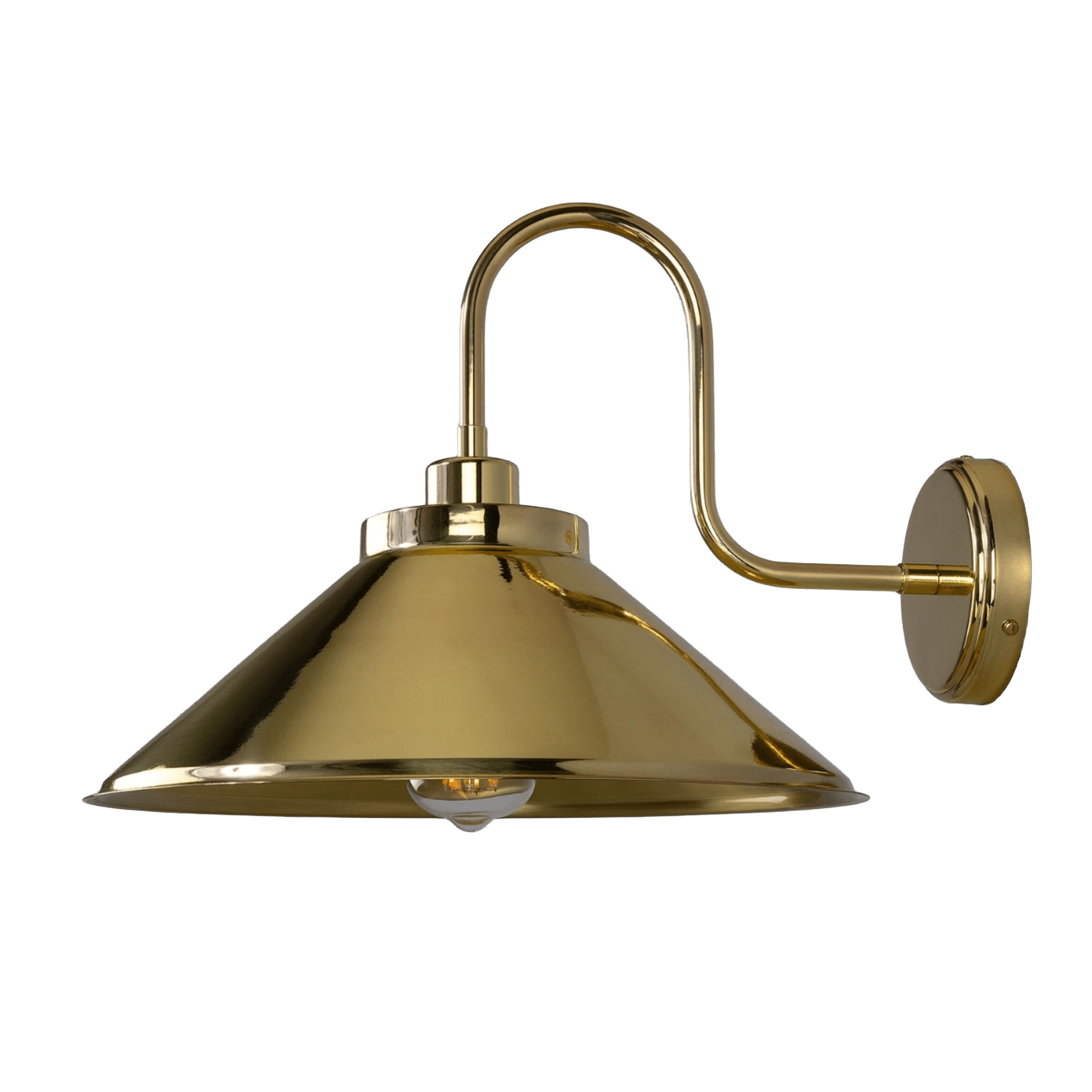 Mullan Lighting Lighting Rio Vintage Swan Neck Wall Sconce