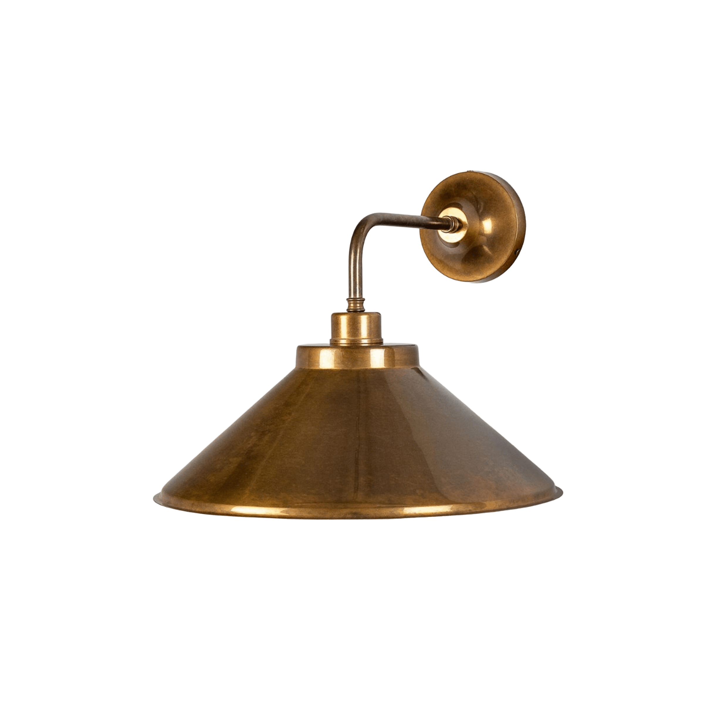 Mullan Lighting Lighting Antique Brass Rio Vintage Wall Sconce