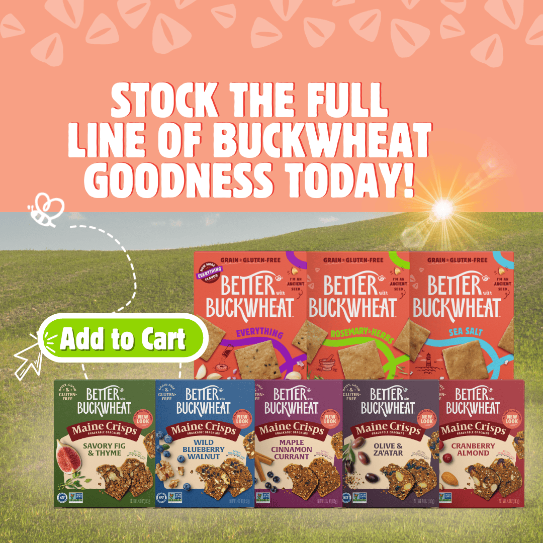Better with Buckwheat | Maine Crisps SHOP Rosemary & Herb Crackers