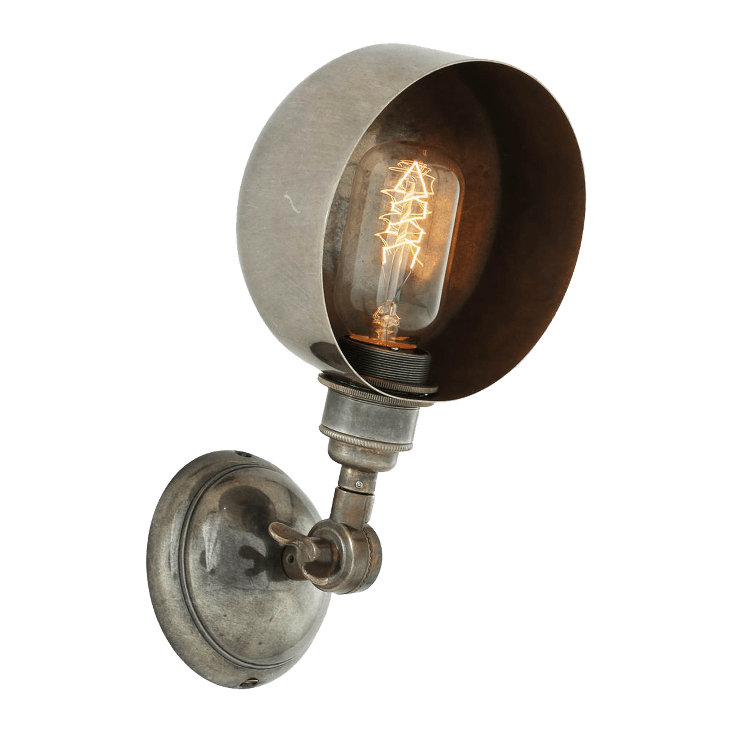 Mullan Lighting Lighting San Jose Vintage Adjustable Brass Picture Light