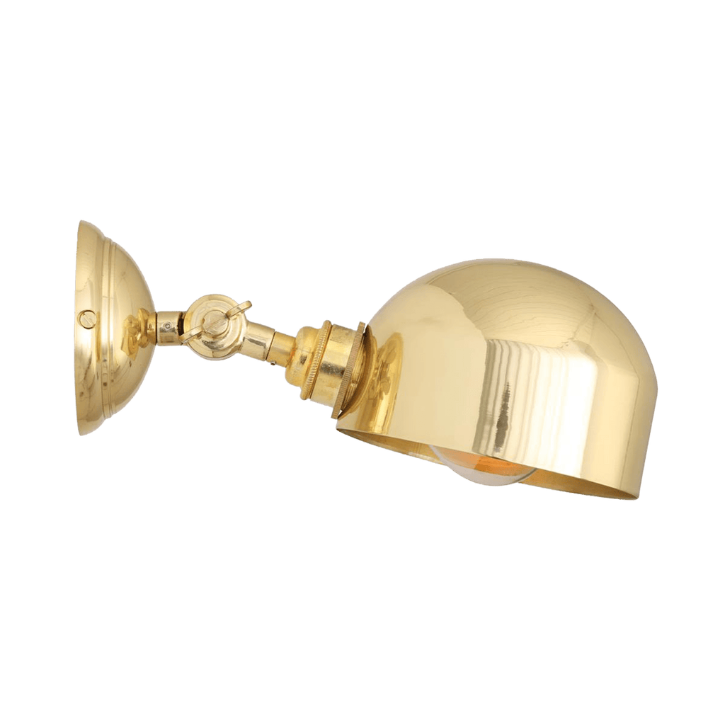 Mullan Lighting Lighting Polished Brass San Jose Vintage Adjustable Brass Picture Light