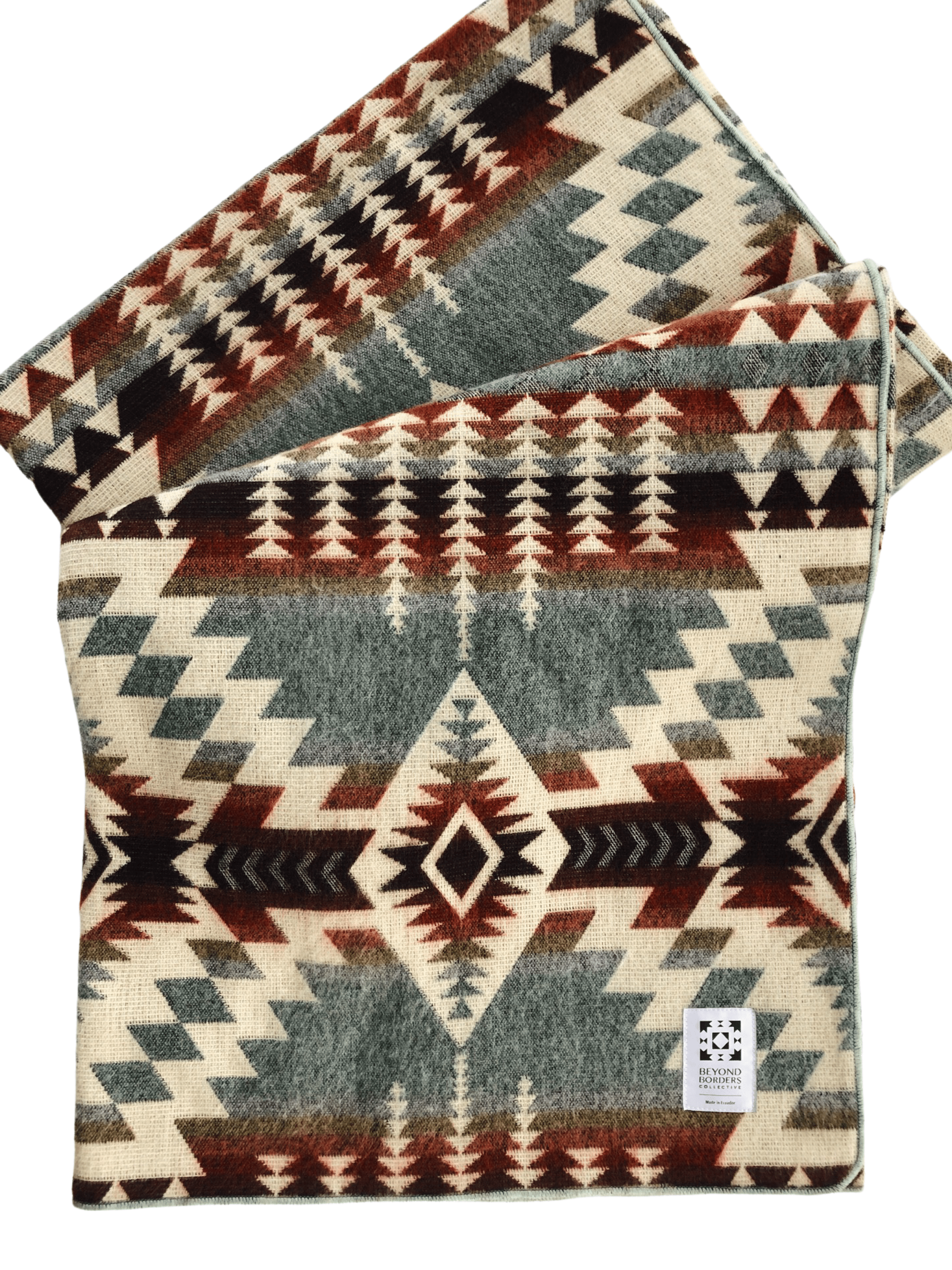 Beyond Borders Collective Bedding Mint Secoya Blanket