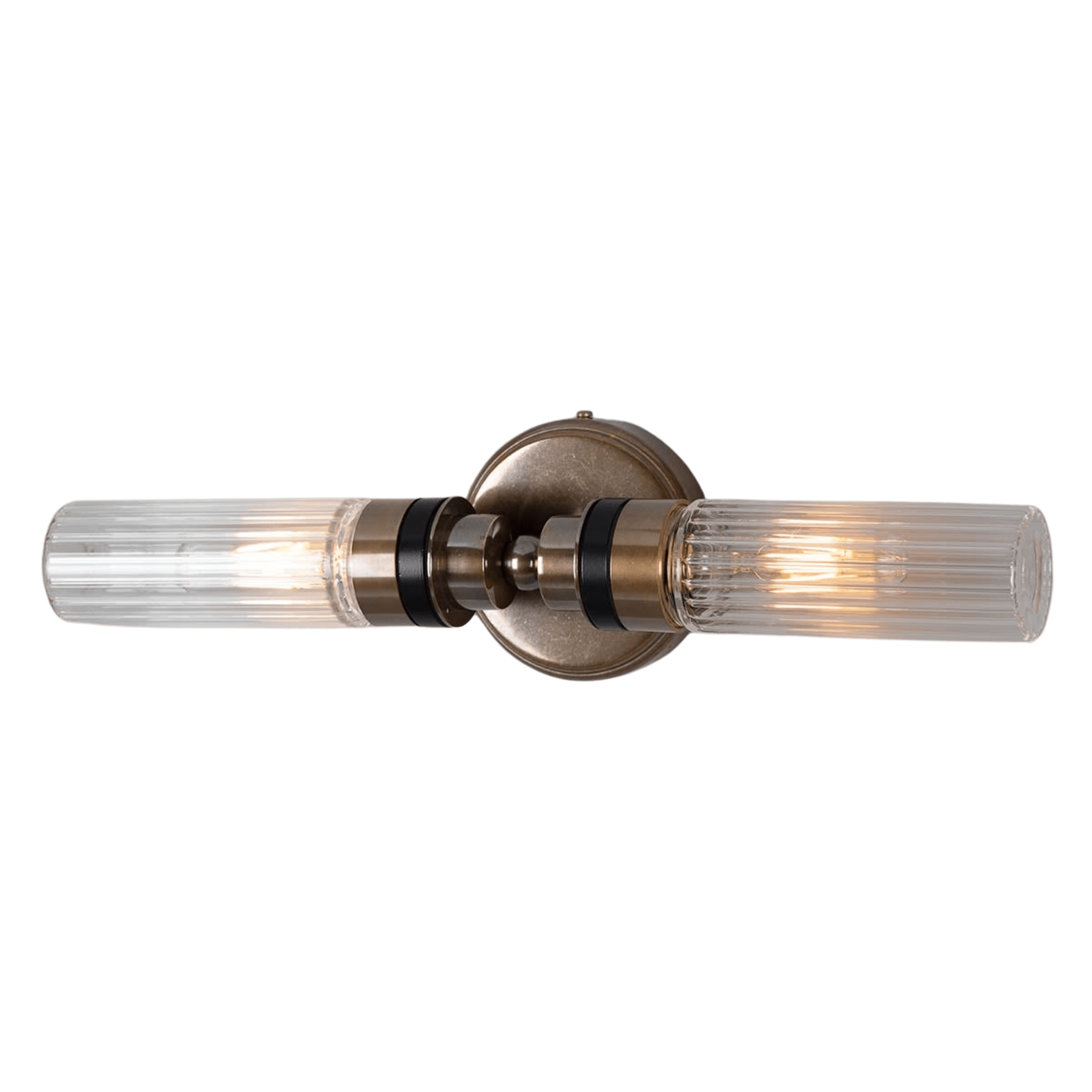 Mullan Lighting Lighting Severn Double Tube Glass Bathroom Wall Light