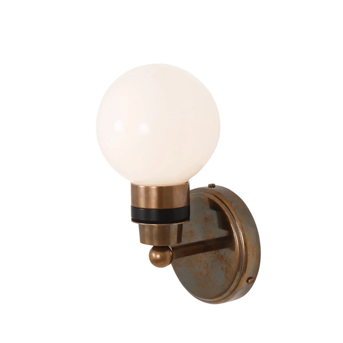 Mullan Lighting Lighting Shannon Small Glass Globe Wall Light