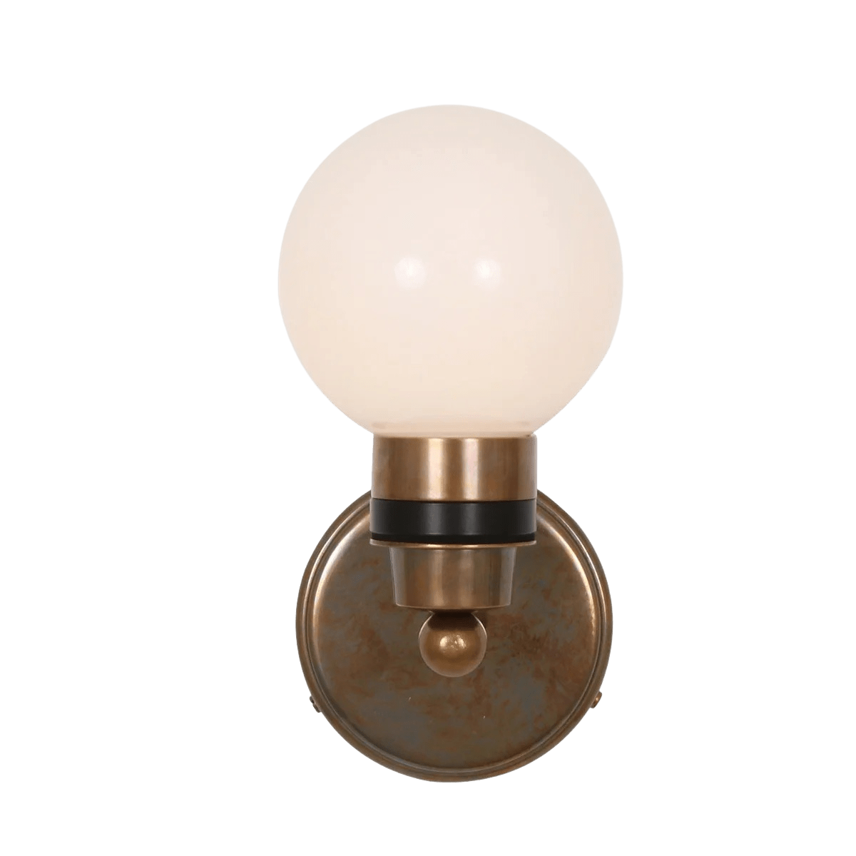 Mullan Lighting Lighting Shannon Small Glass Globe Wall Light