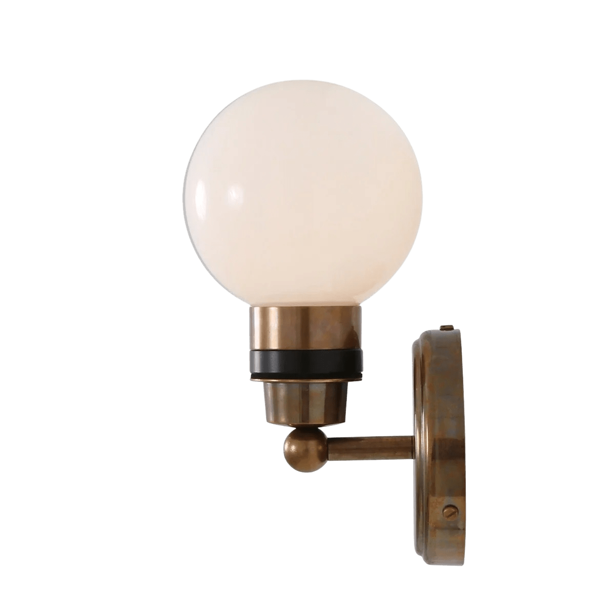 Mullan Lighting Lighting Shannon Small Glass Globe Wall Light