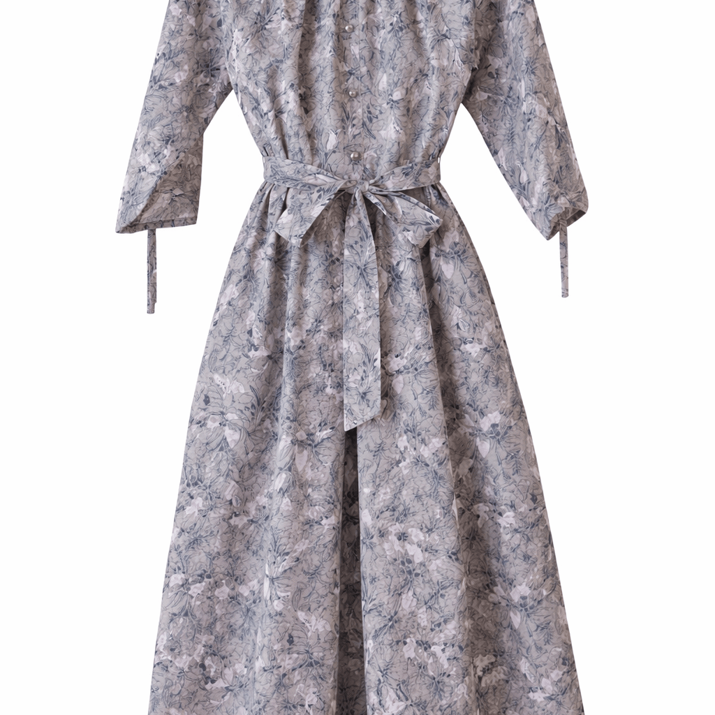 Tripleroot SHOP Shirred Short-Sleeve Dress