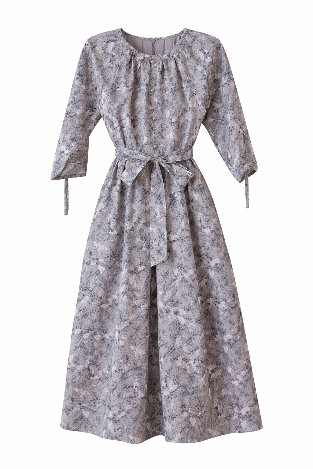 Tripleroot SHOP Shirred Short-Sleeve Dress