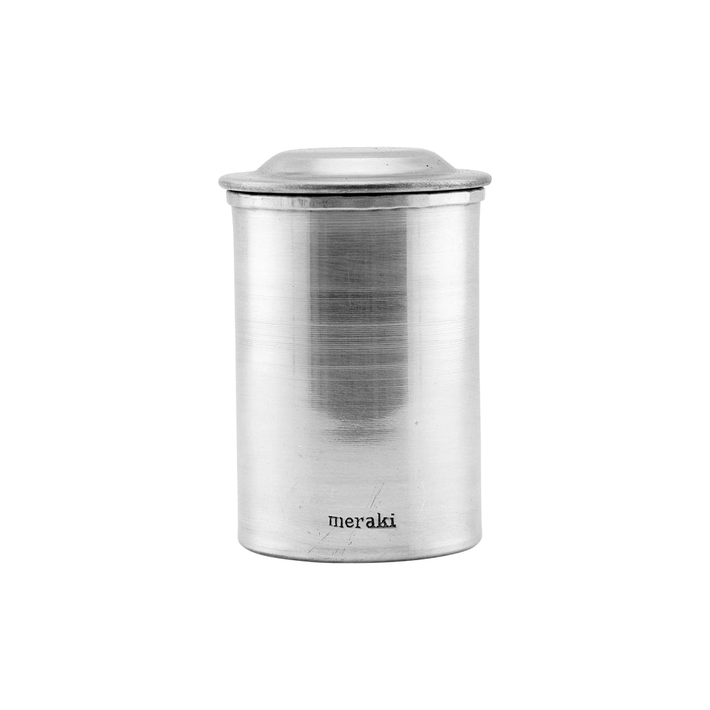 Society of Lifestyle Decor Silver Jar with Lid