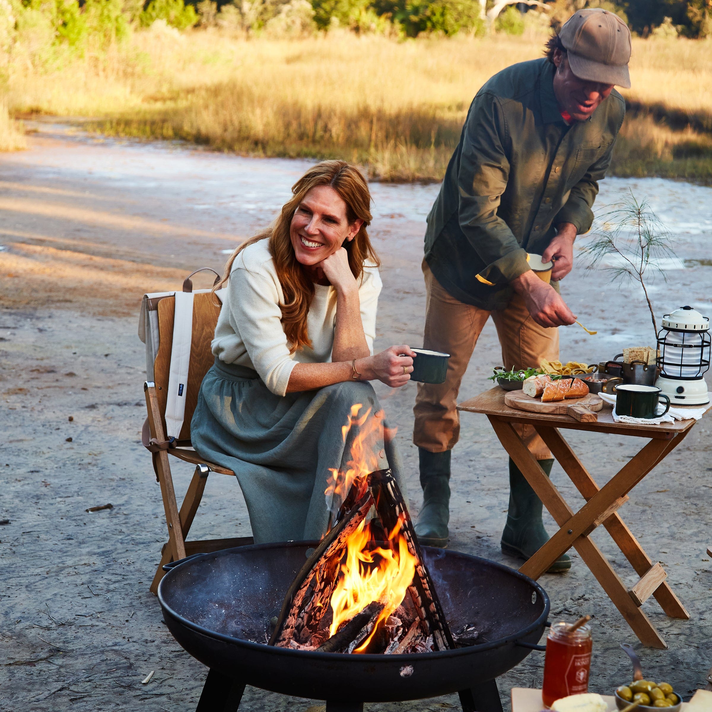 Barebones Garden Stainless Steel Fire Pit
