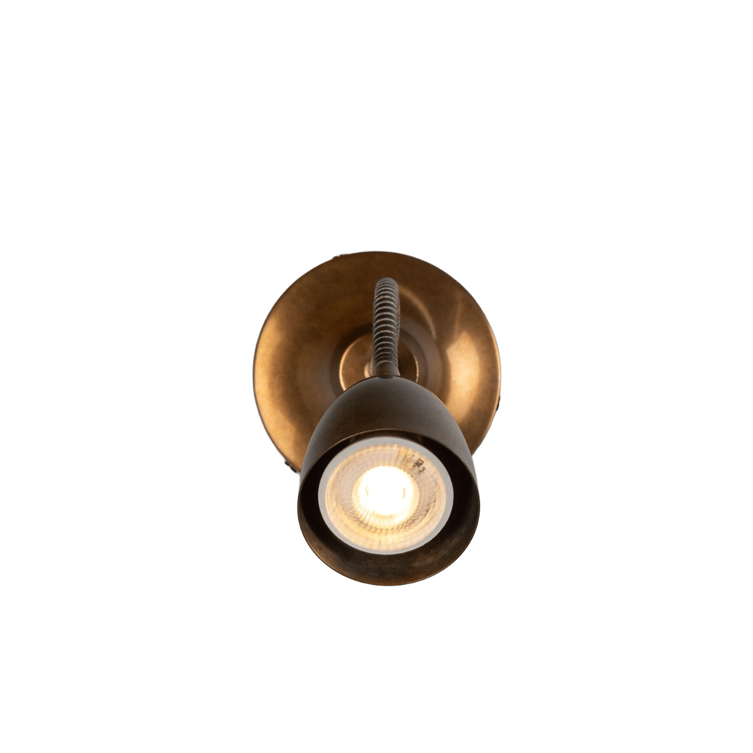 Mullan Lighting Lighting Sydney Adjustable Brass Loft Wall Sconce