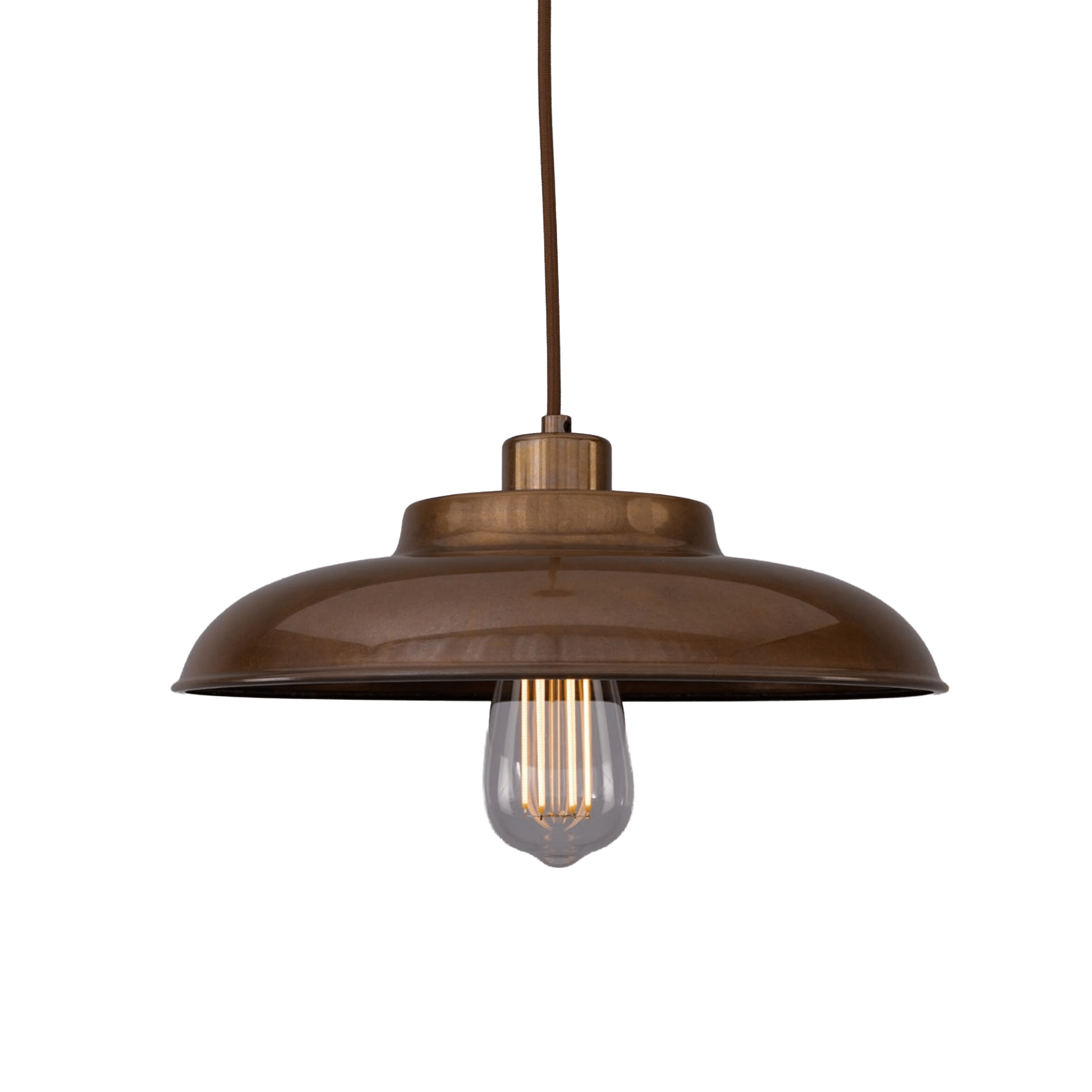 Mullan Lighting light Antique Brass / 100cm (39.5") Telal Industrial Factory Pendant Light