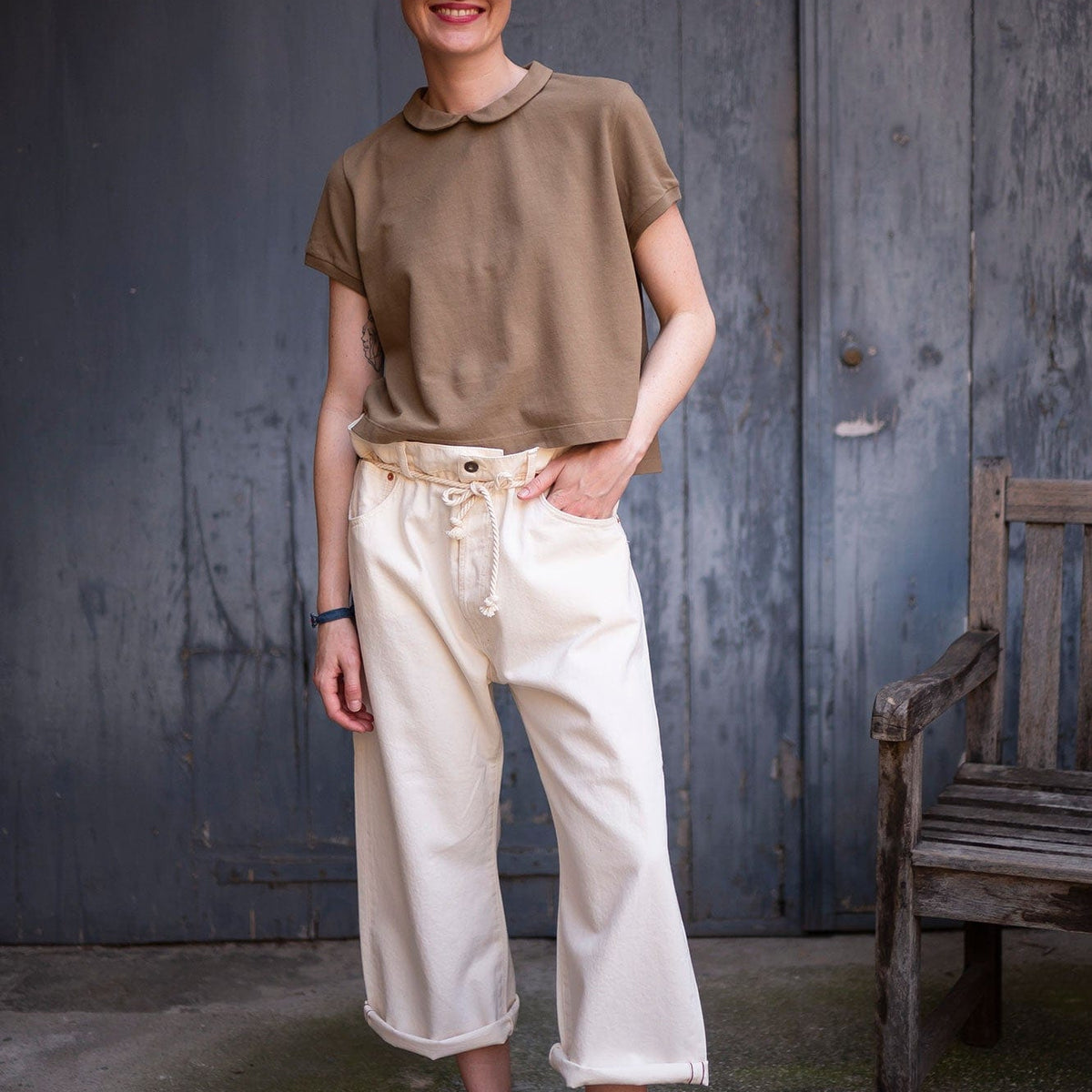 PeppinoPeppino Clothing Ecru / 00 / Extra Small The 50s Selvedge Denim Culotte, Various Colors