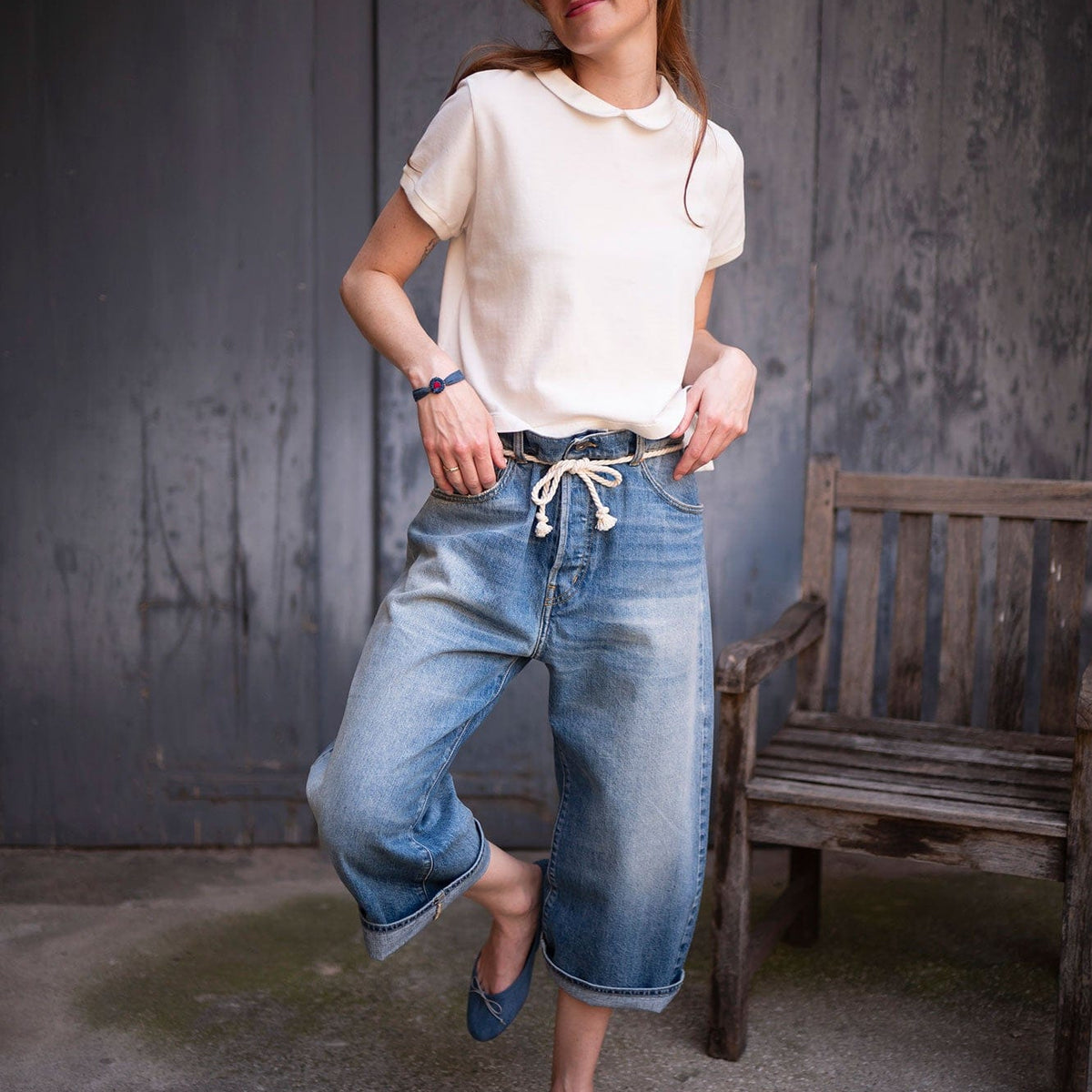 PeppinoPeppino Clothing Vintage Light Blue / 00 / Extra Small The 50s Selvedge Denim Culotte, Various Colors